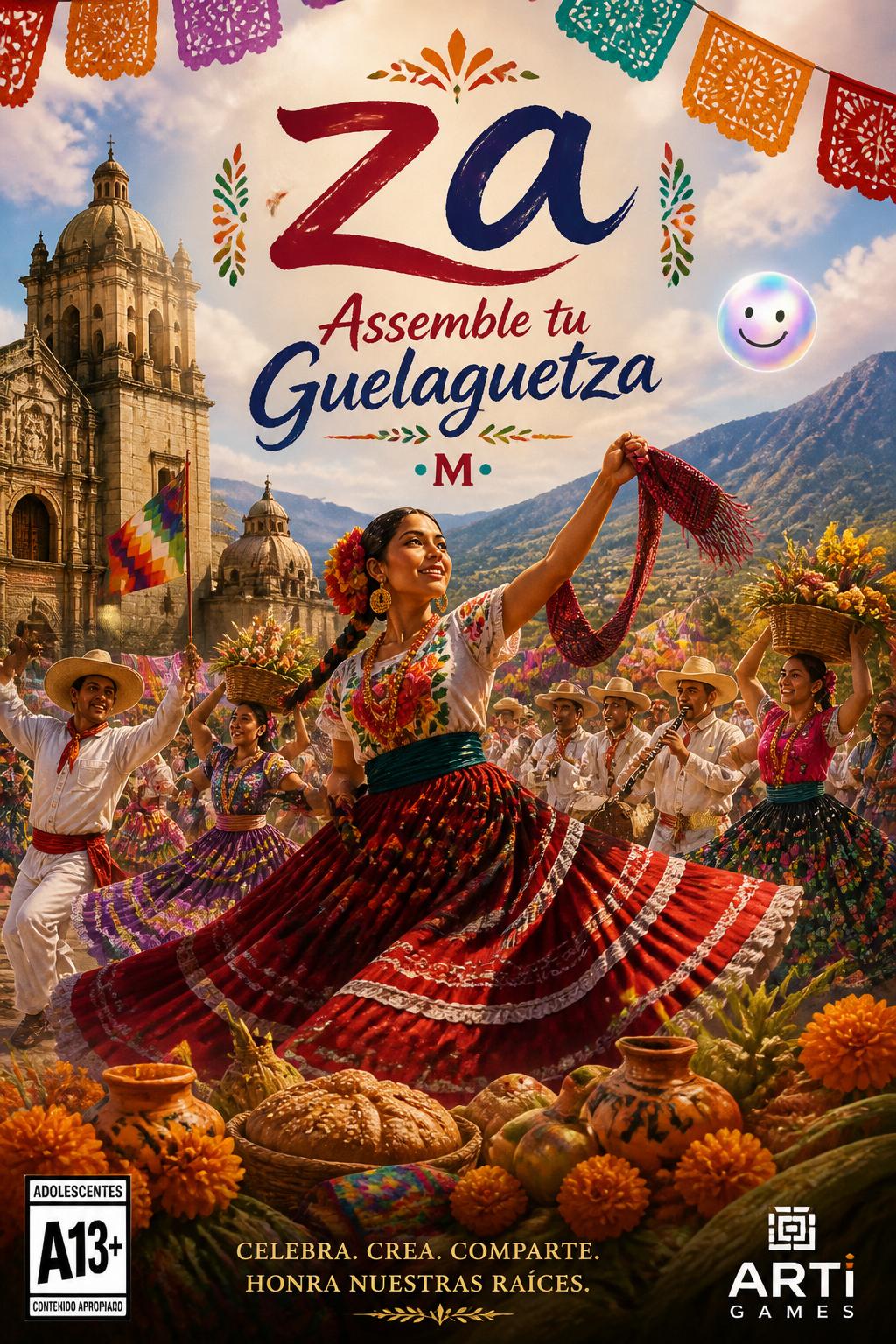 za (Assemble your Guelaguetza - 3 words)
* M