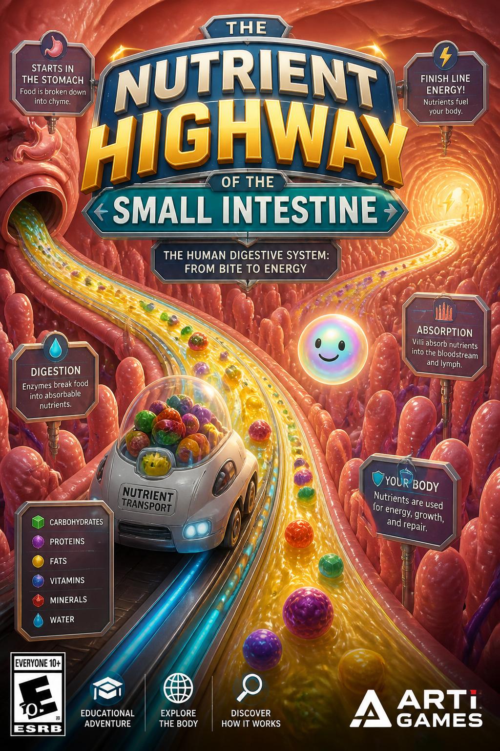 The nutrient highway of the small intestine