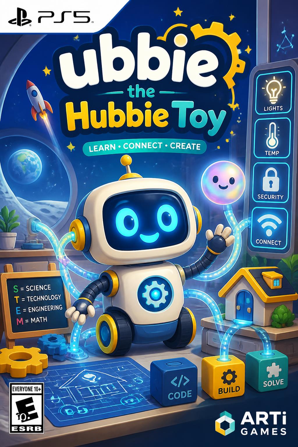 ubbie the Hubbie Toy.
    *   *Idea 5 (Simple & Cute):*