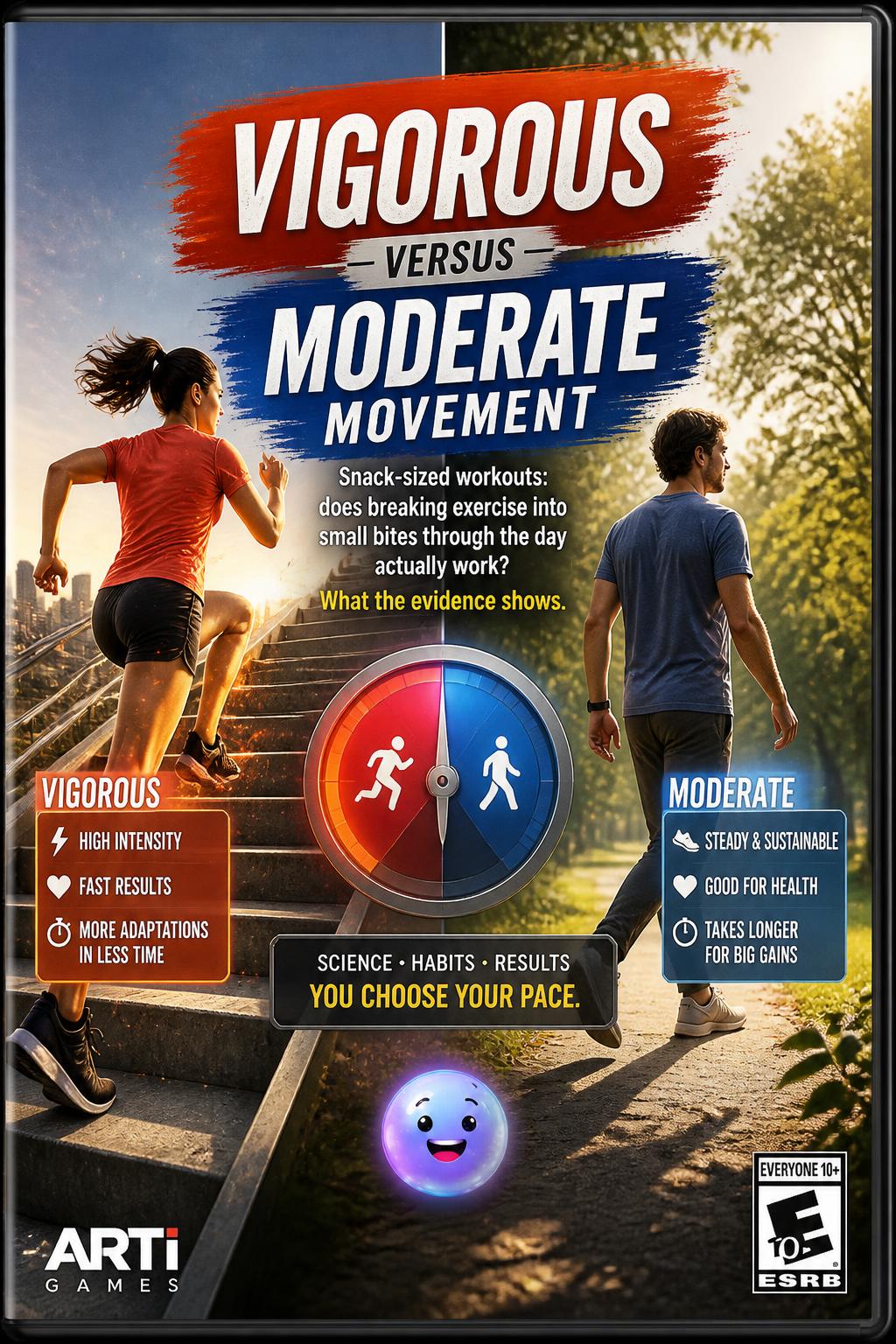 Vigorous versus moderate movement