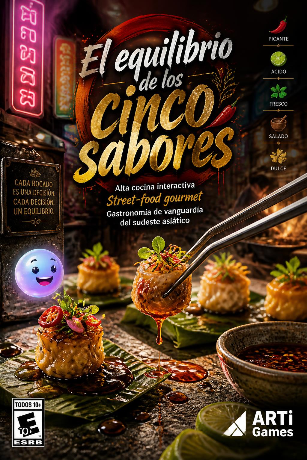 El equilibrio de los cinco sabores