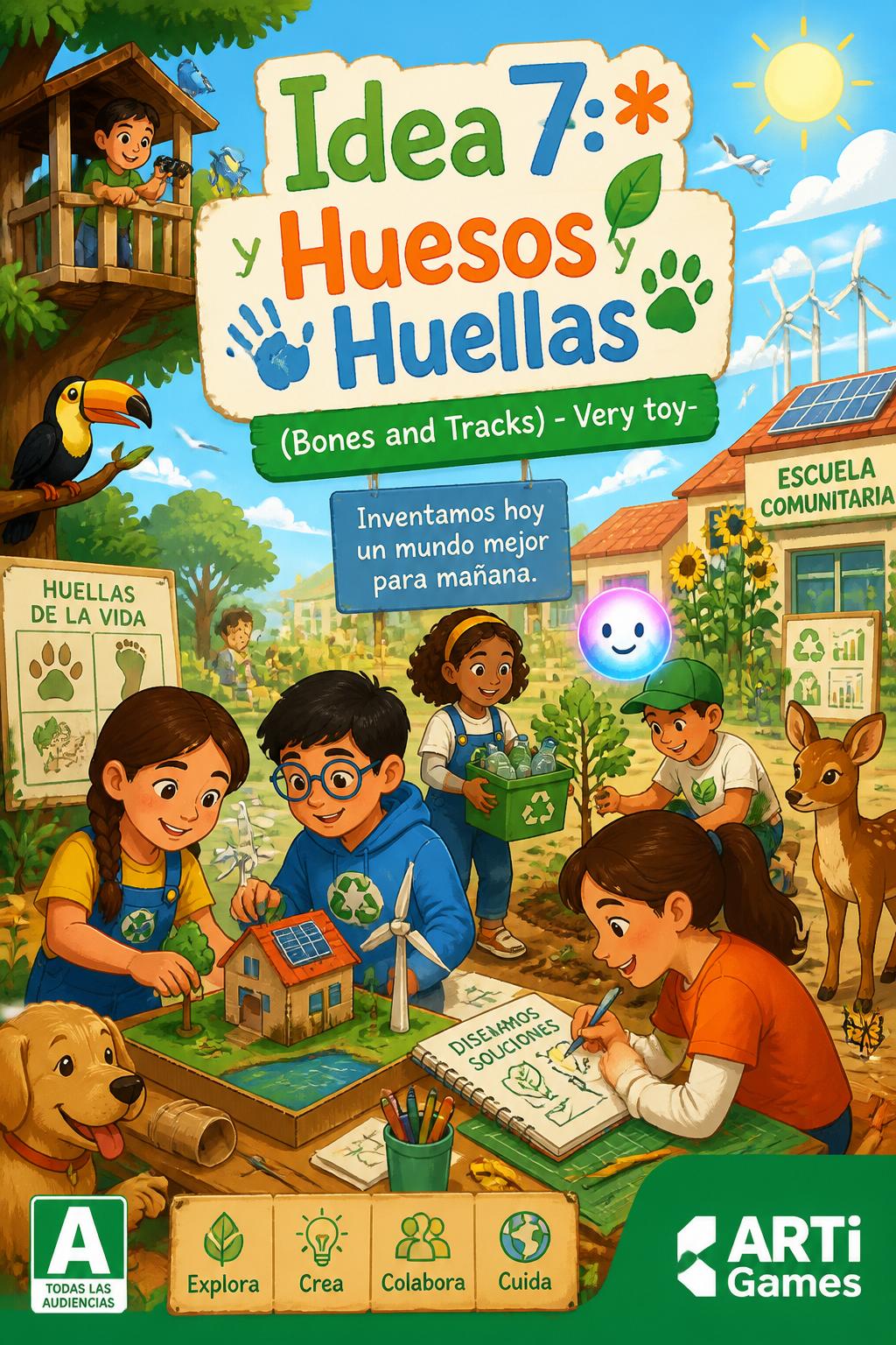Idea 7:* Huesos y Huellas (Bones and Tracks) - Very toy-