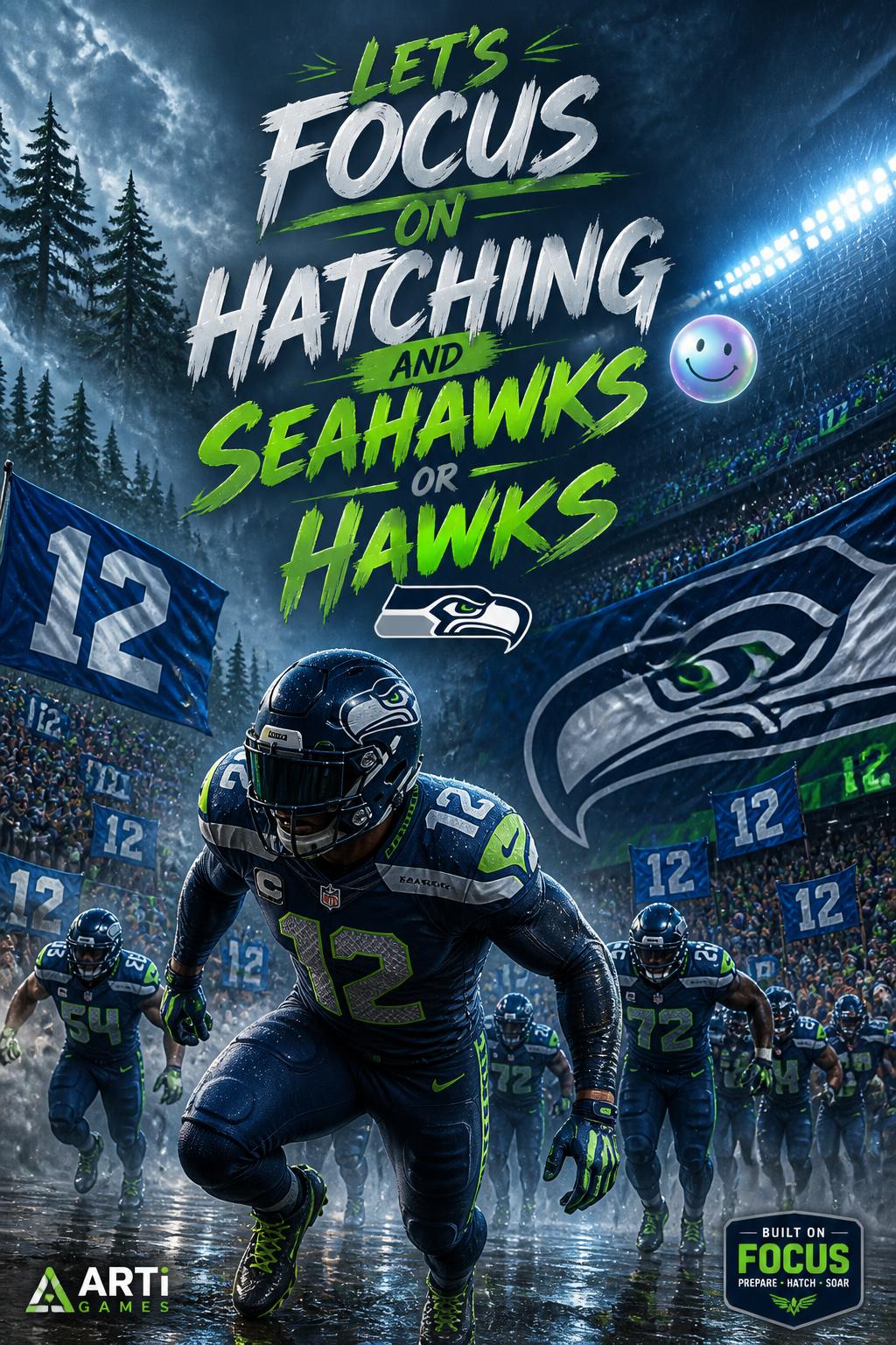 Let's focus on Hatching and Seahawks or Hawks