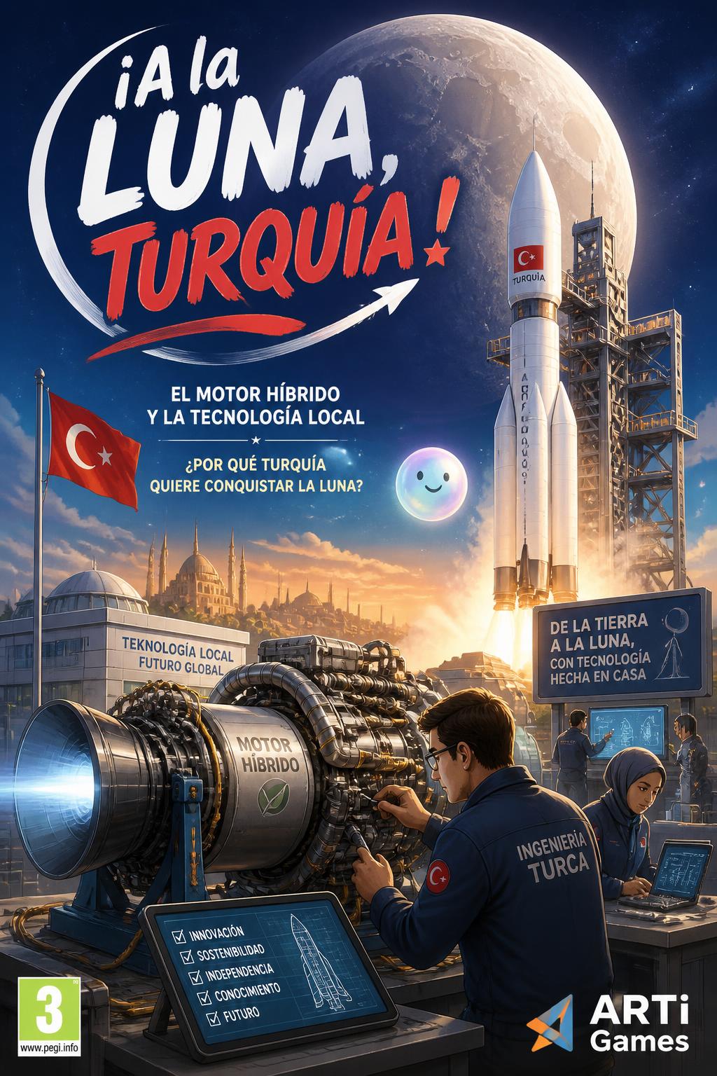 ¡A la Luna, Turquía!