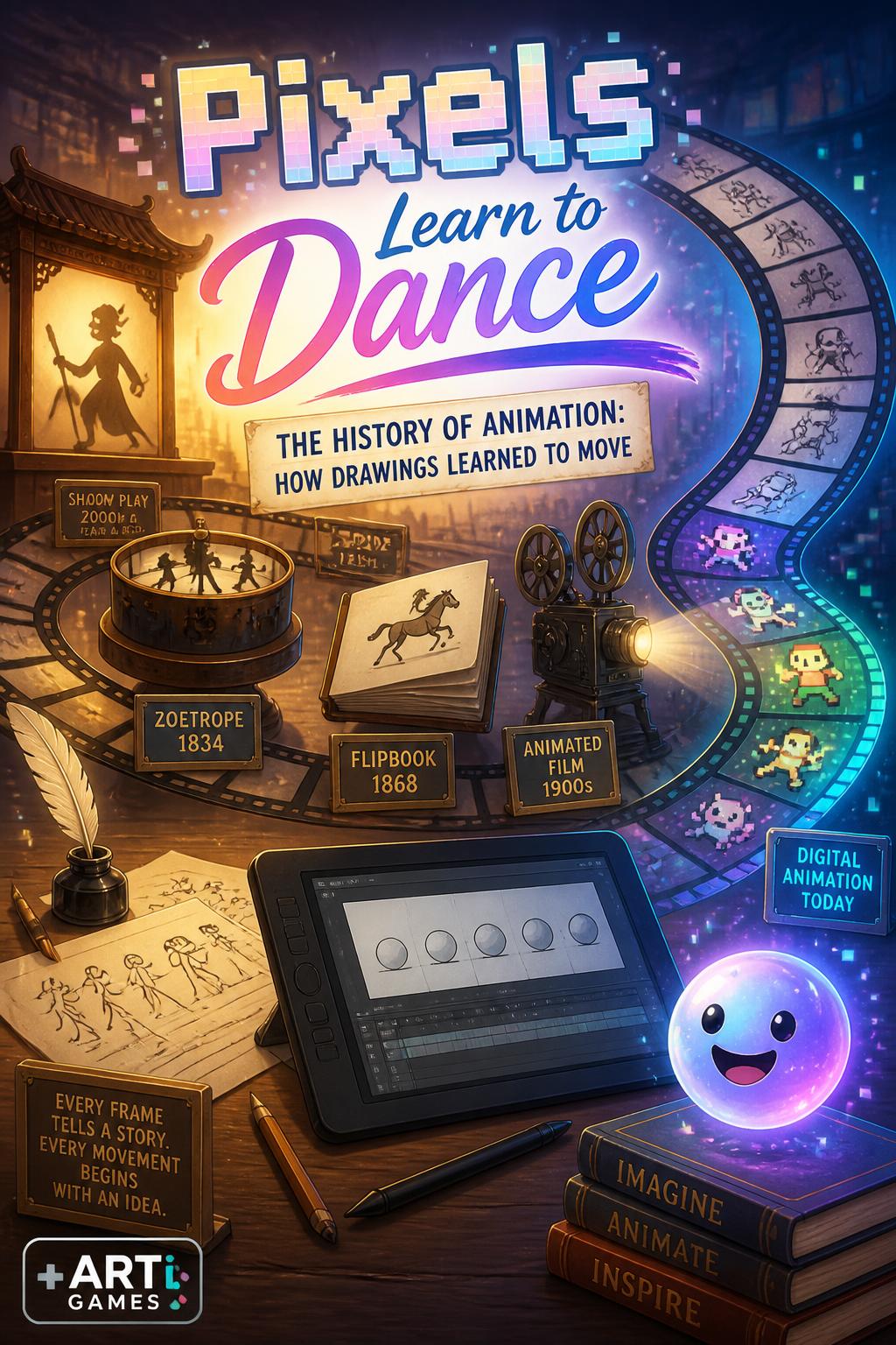 Pixels Learn to Dance