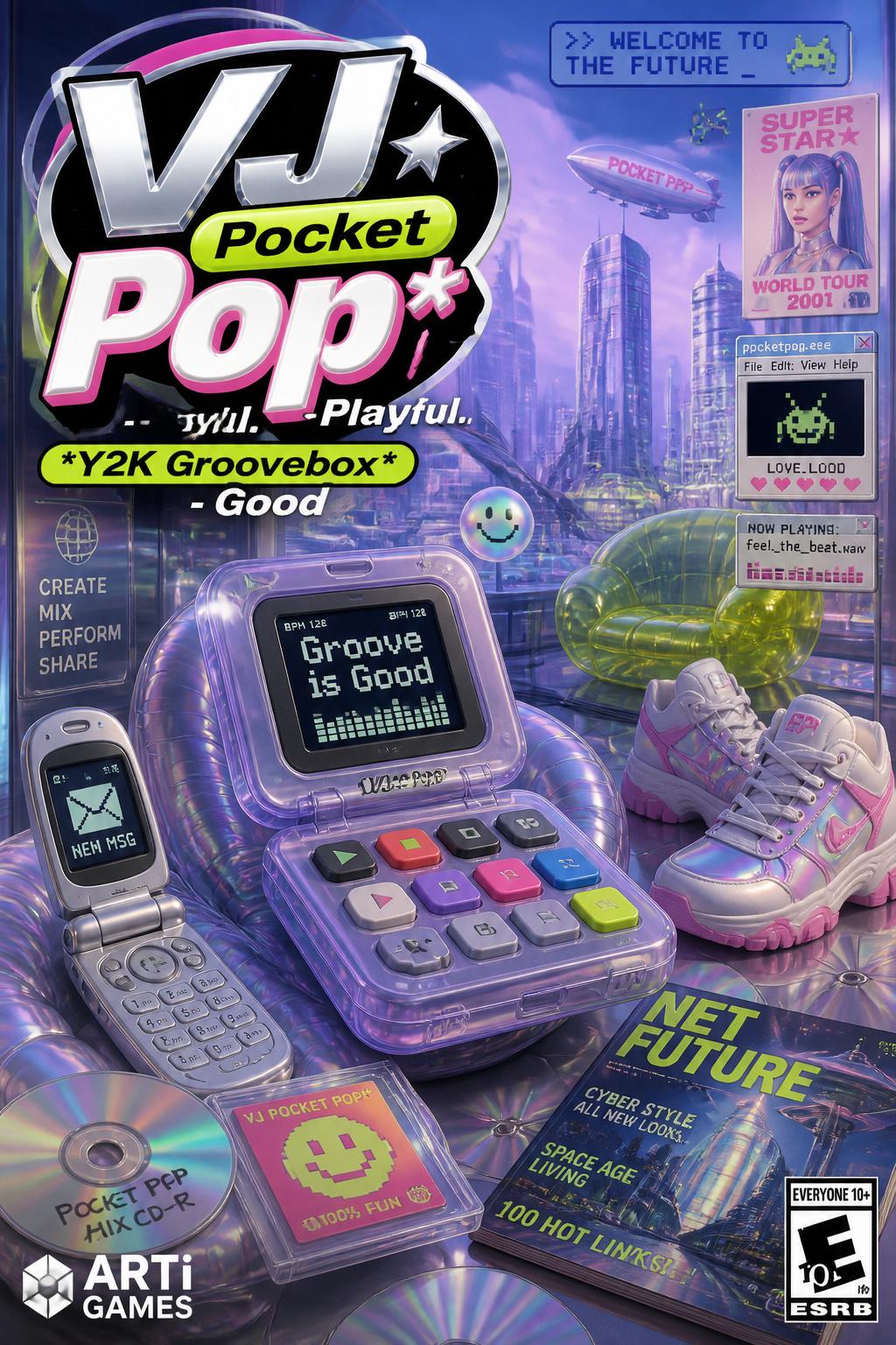 VJ Pocket Pop* - Playful.
* *Y2K Groovebox* - Good
