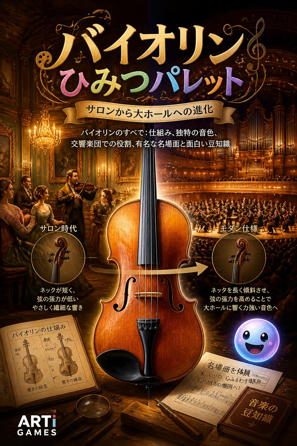 バイオリンひみつパレット