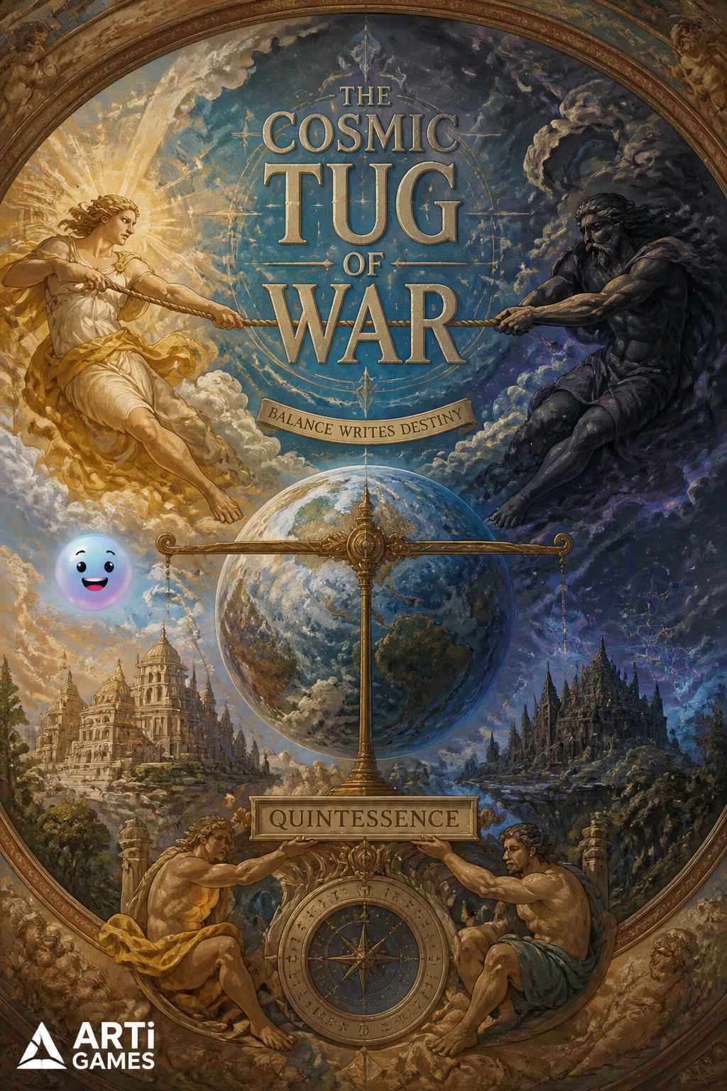The cosmic tug of war
