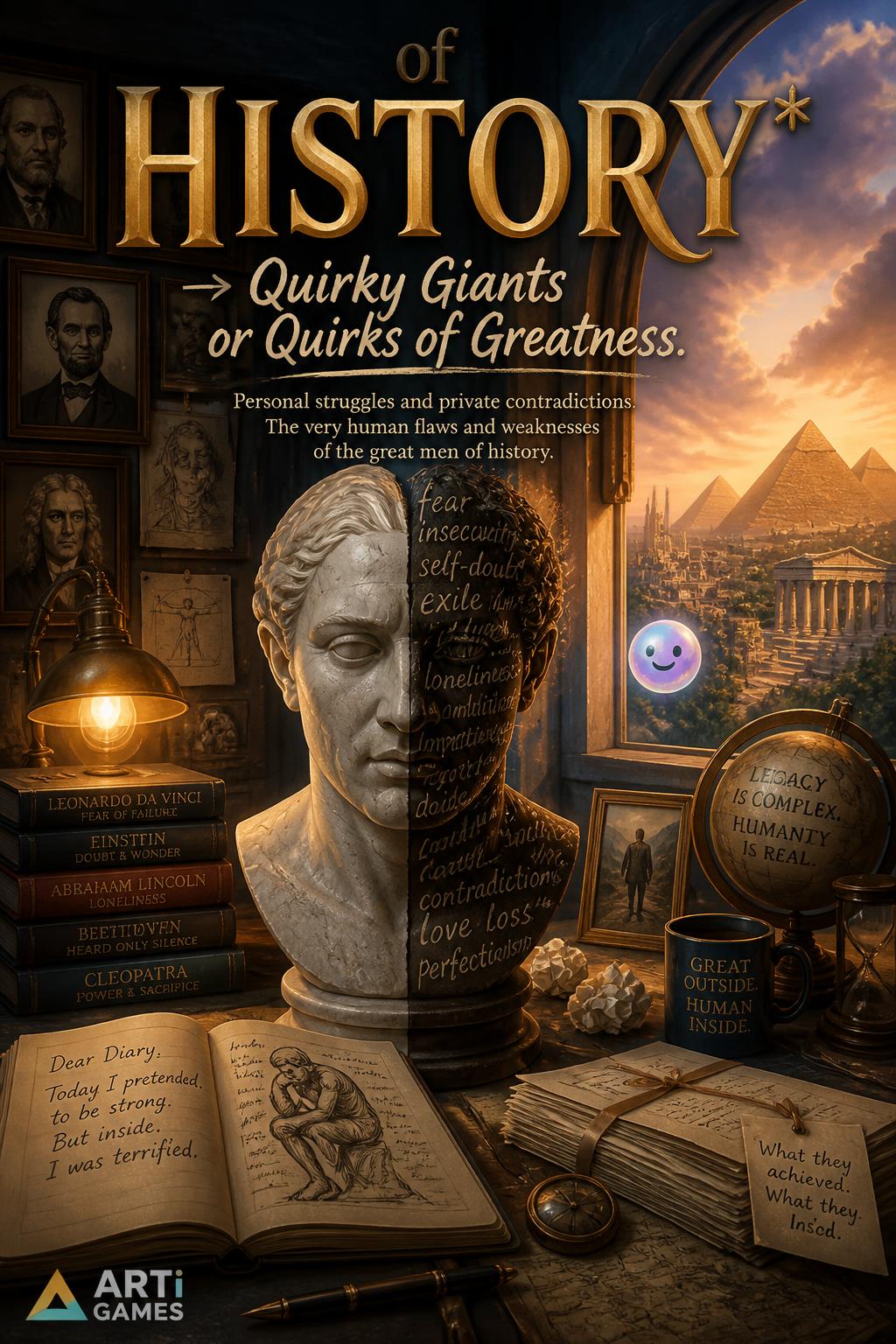 of History* -> Quirky Giants or Quirks of Greatness.