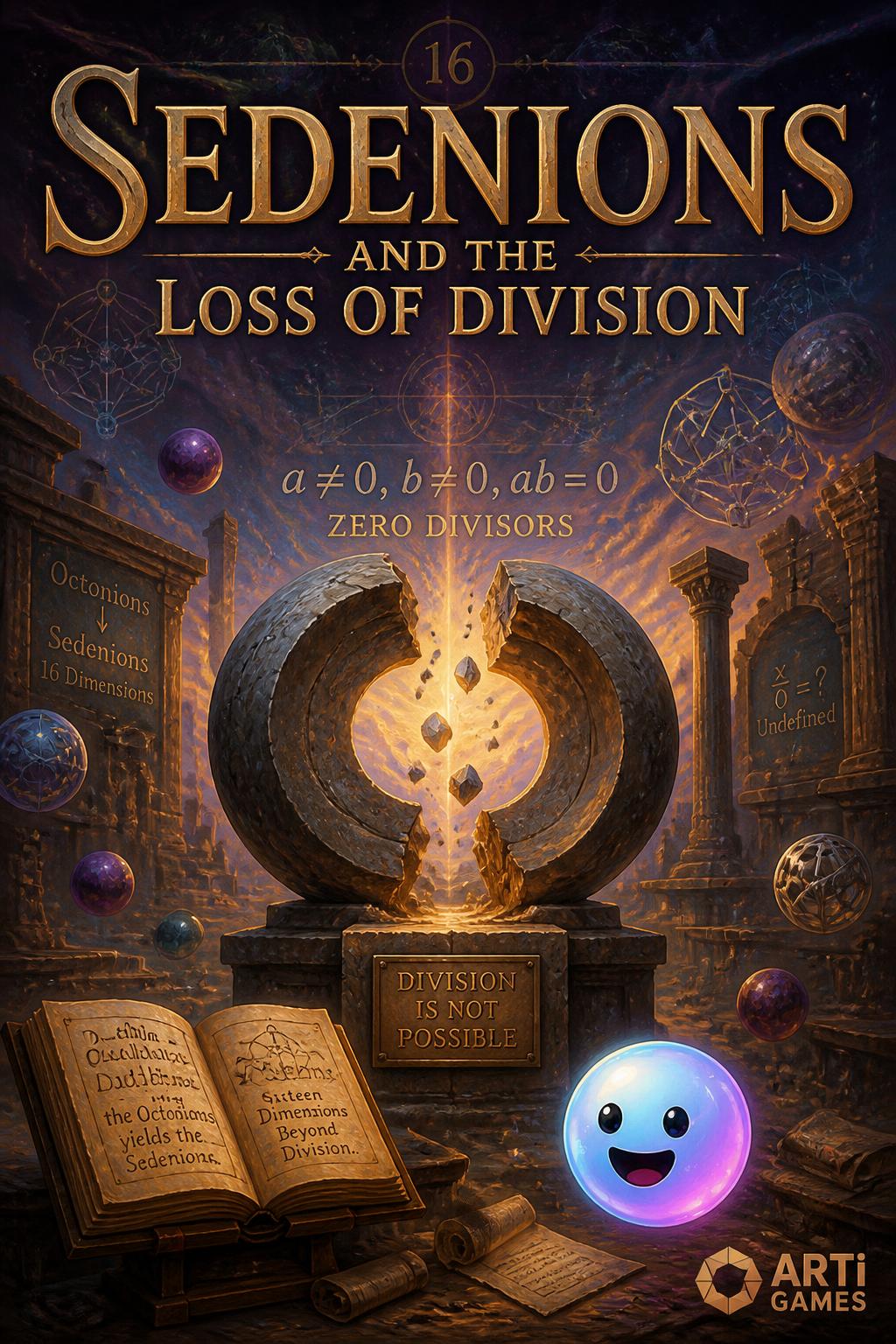 Sedenions and the loss of division