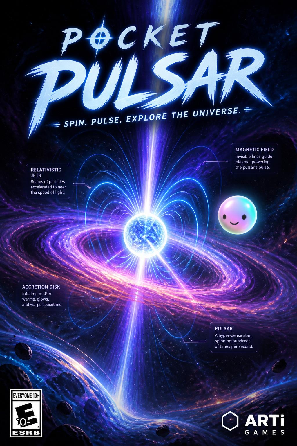 :**
    *   Pocket Pulsar - simple, playful, describes a