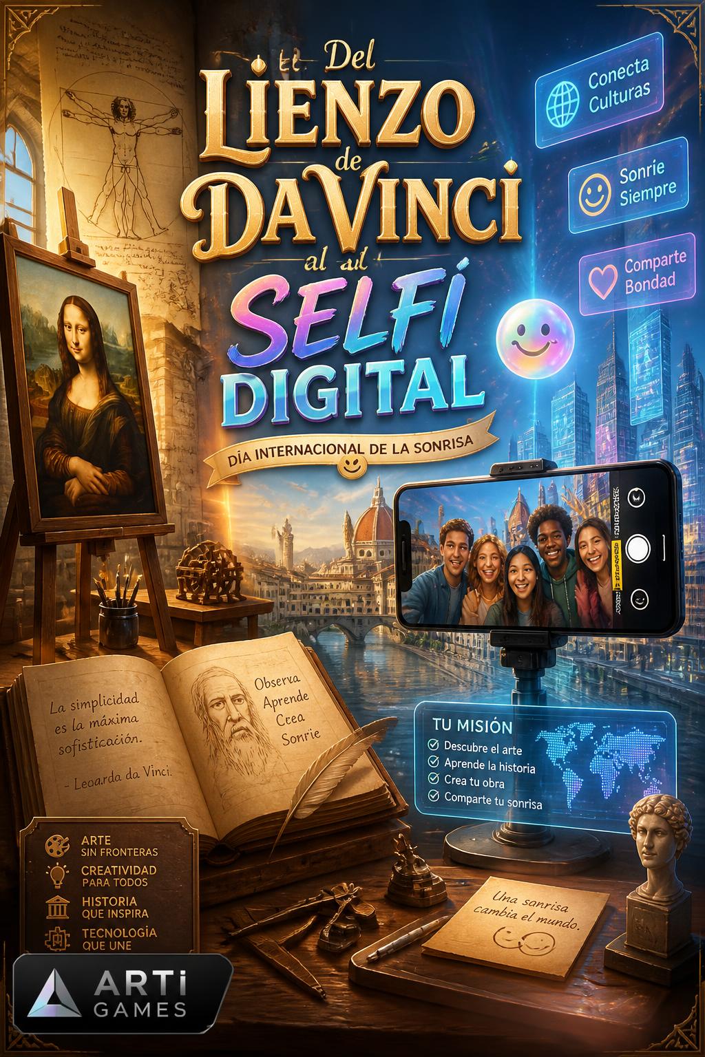 Del lienzo de Da Vinci al selfi digital