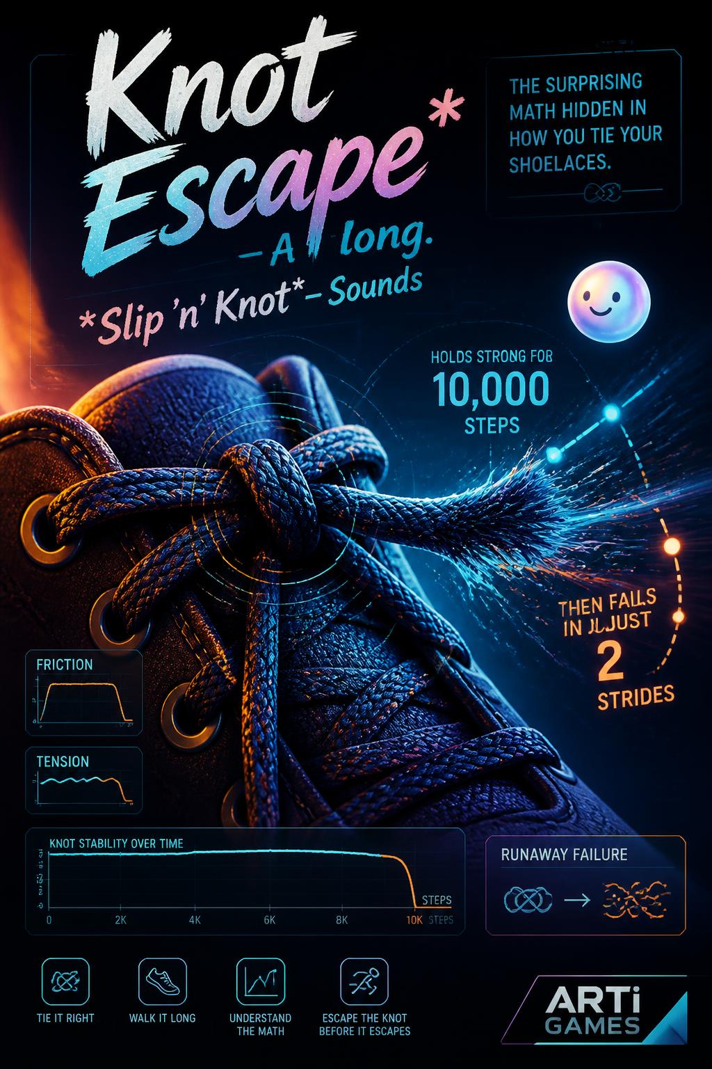 Knot Escape* - A bit long.
    *   *Slip 'n' Knot* - Sounds