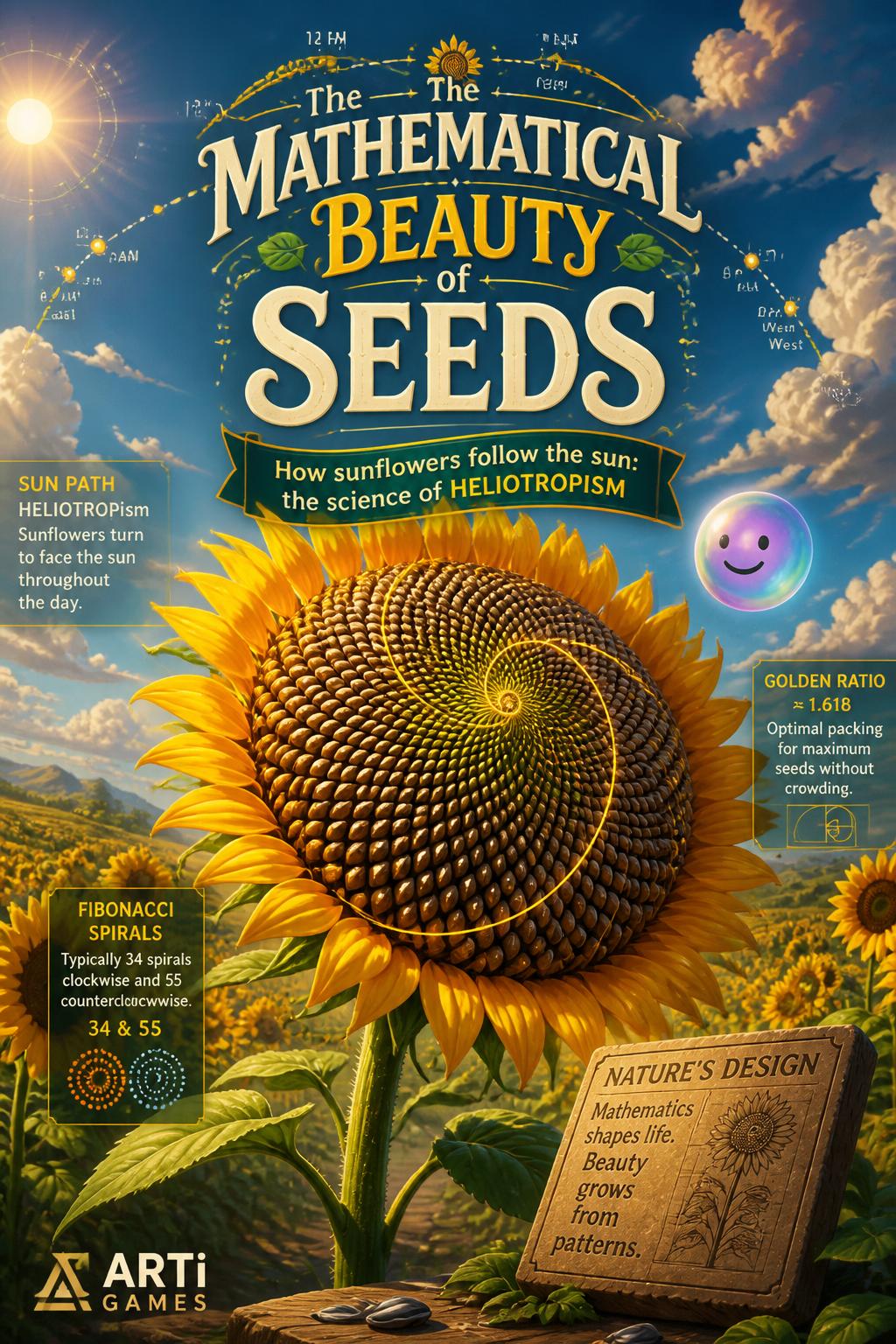 The mathematical beauty of seeds