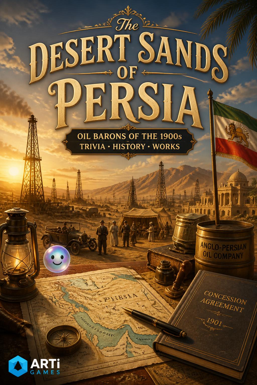 The desert sands of Persia