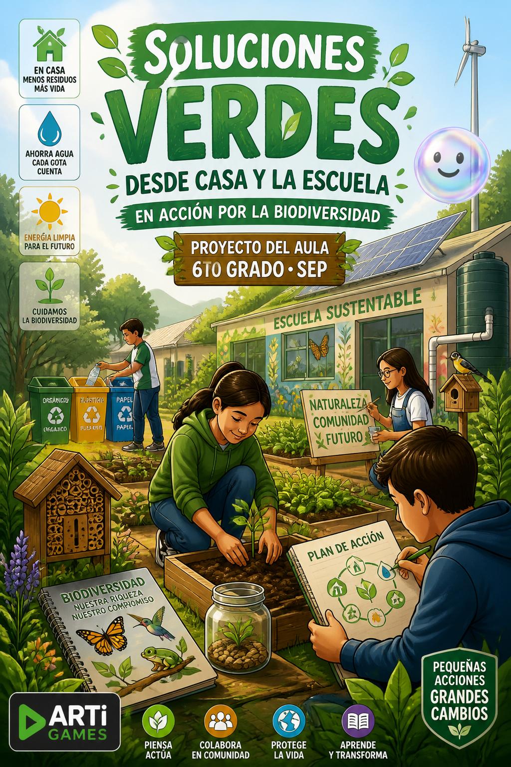 Soluciones verdes desde casa y la escuela
