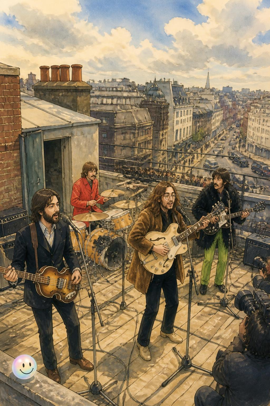 The rooftop gig that shocked London