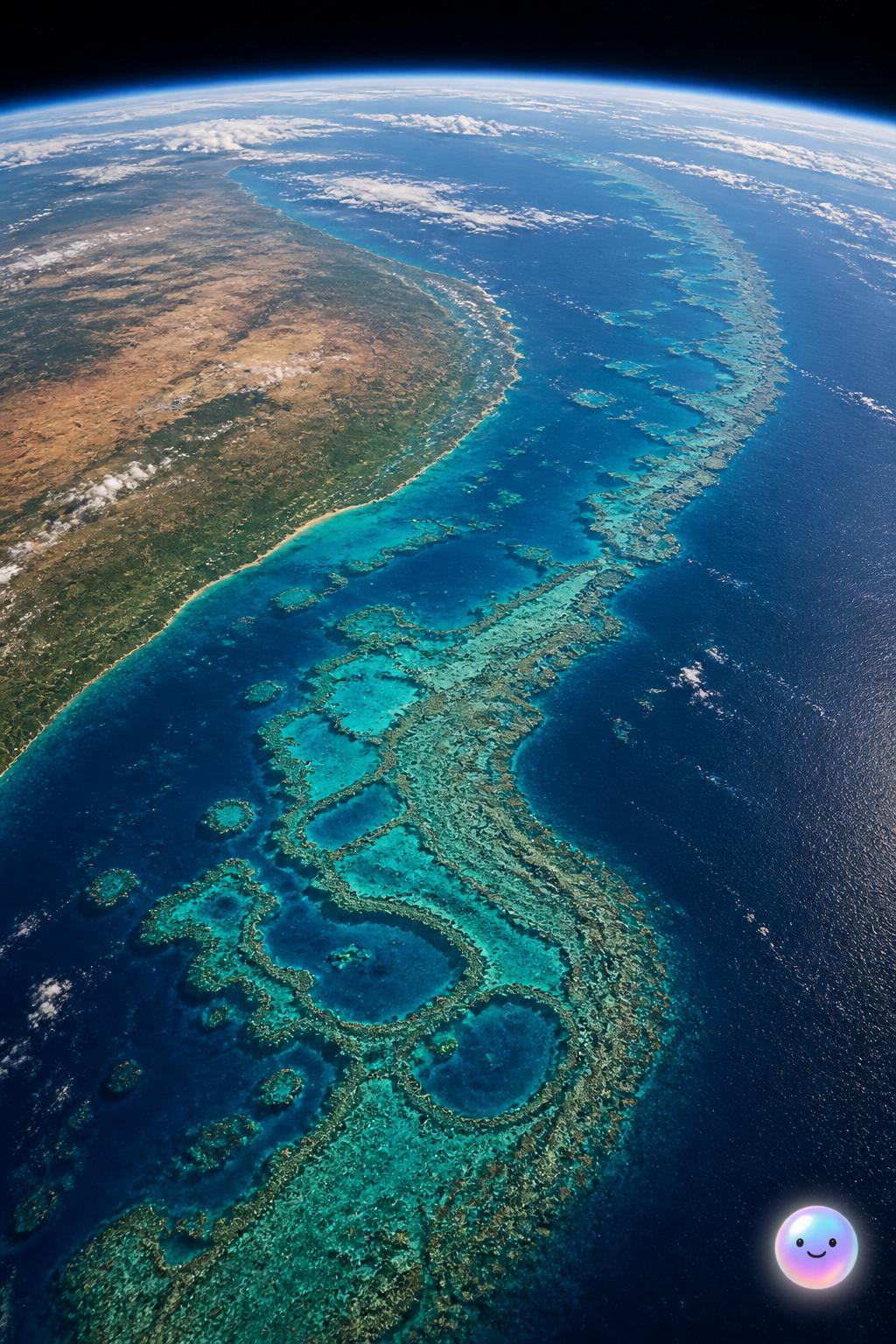 Una estructura visible desde el espacio