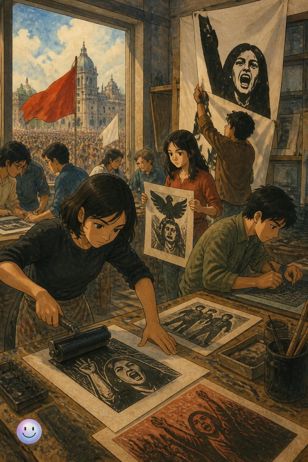 El arte como arma en el movimiento de 1968