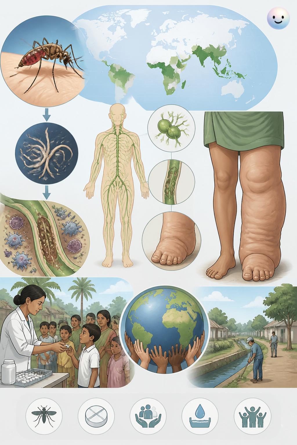 The global battle against elephantiasis