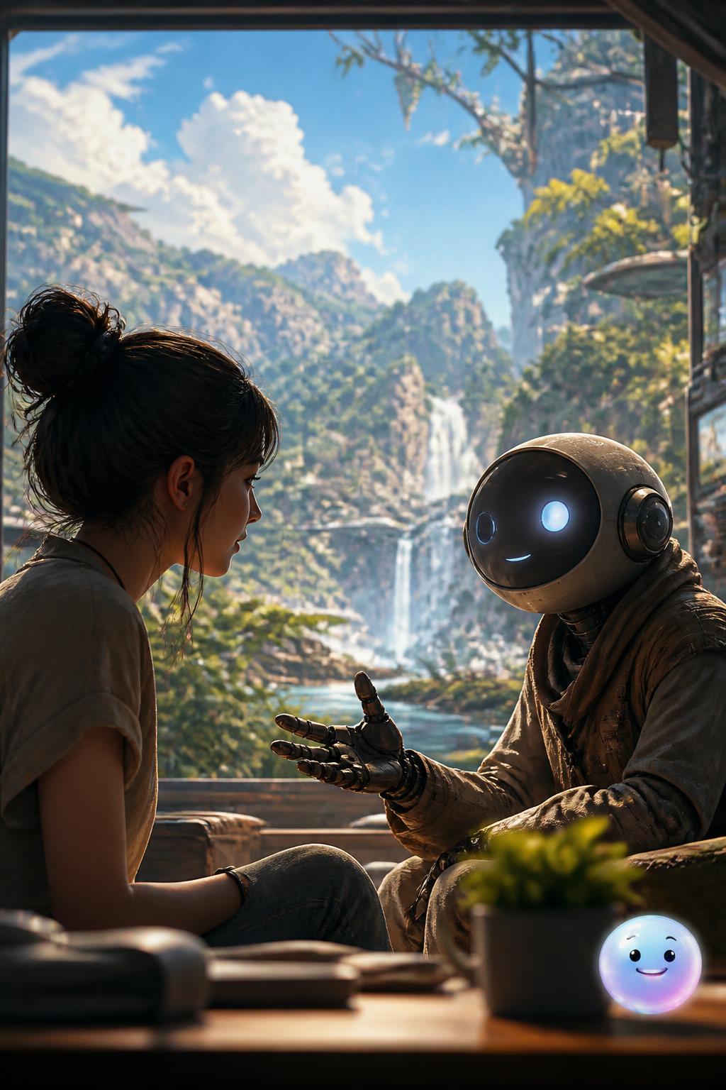 How simulated characters talk back