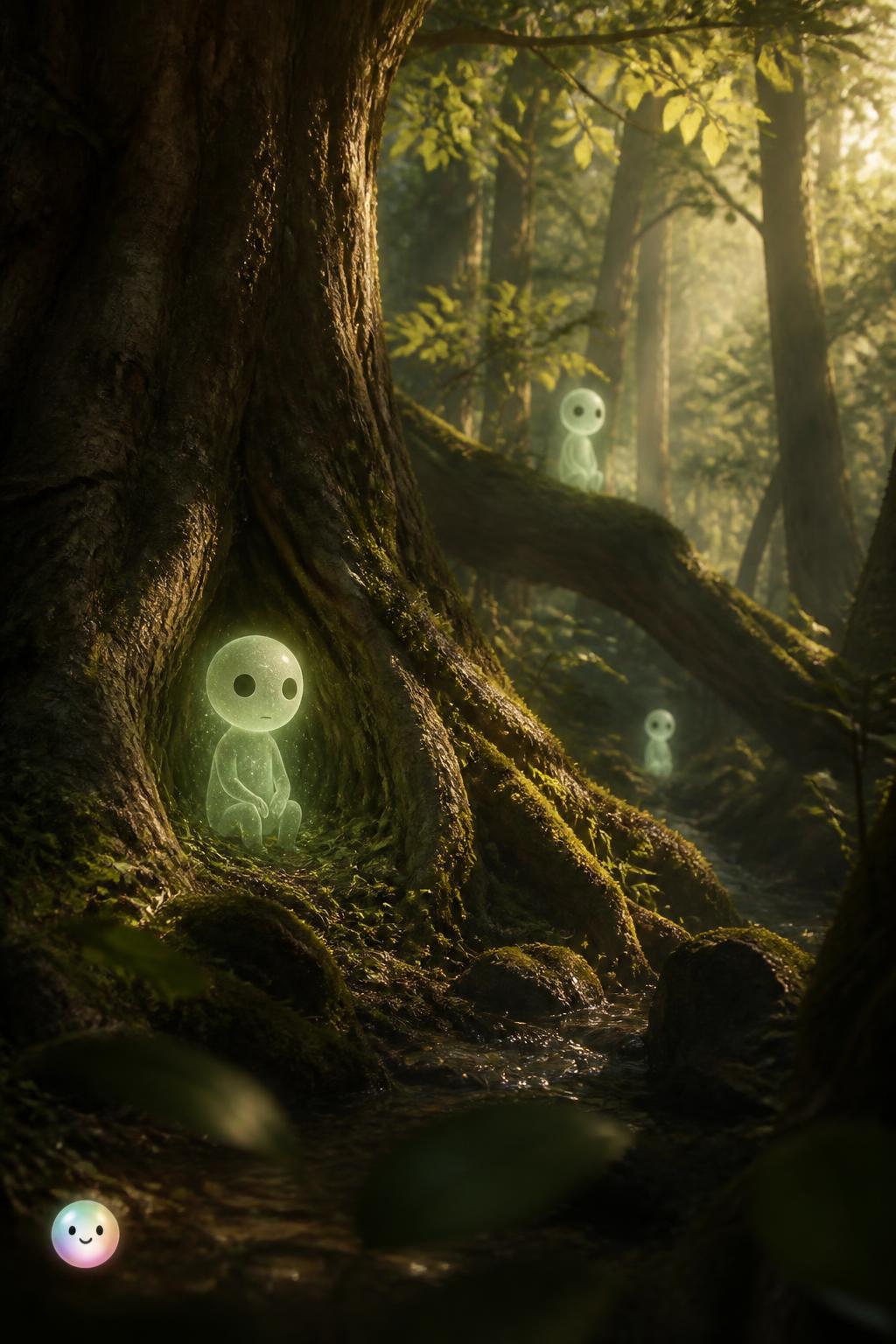The Japanese forest spirit of trees