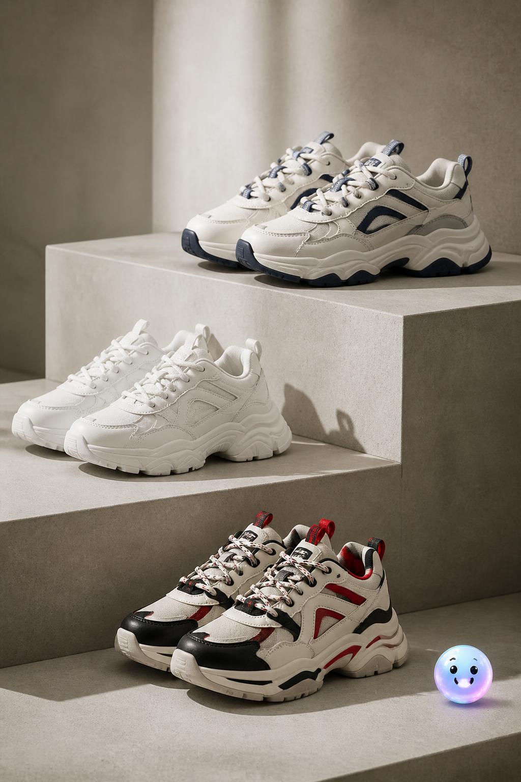 El renacimiento de las zapatillas deportivas chunky