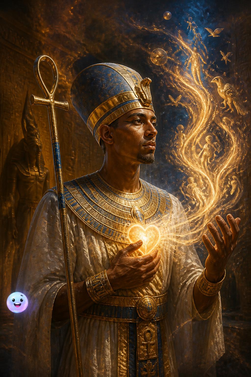 Ptah creates through heart and tongue
