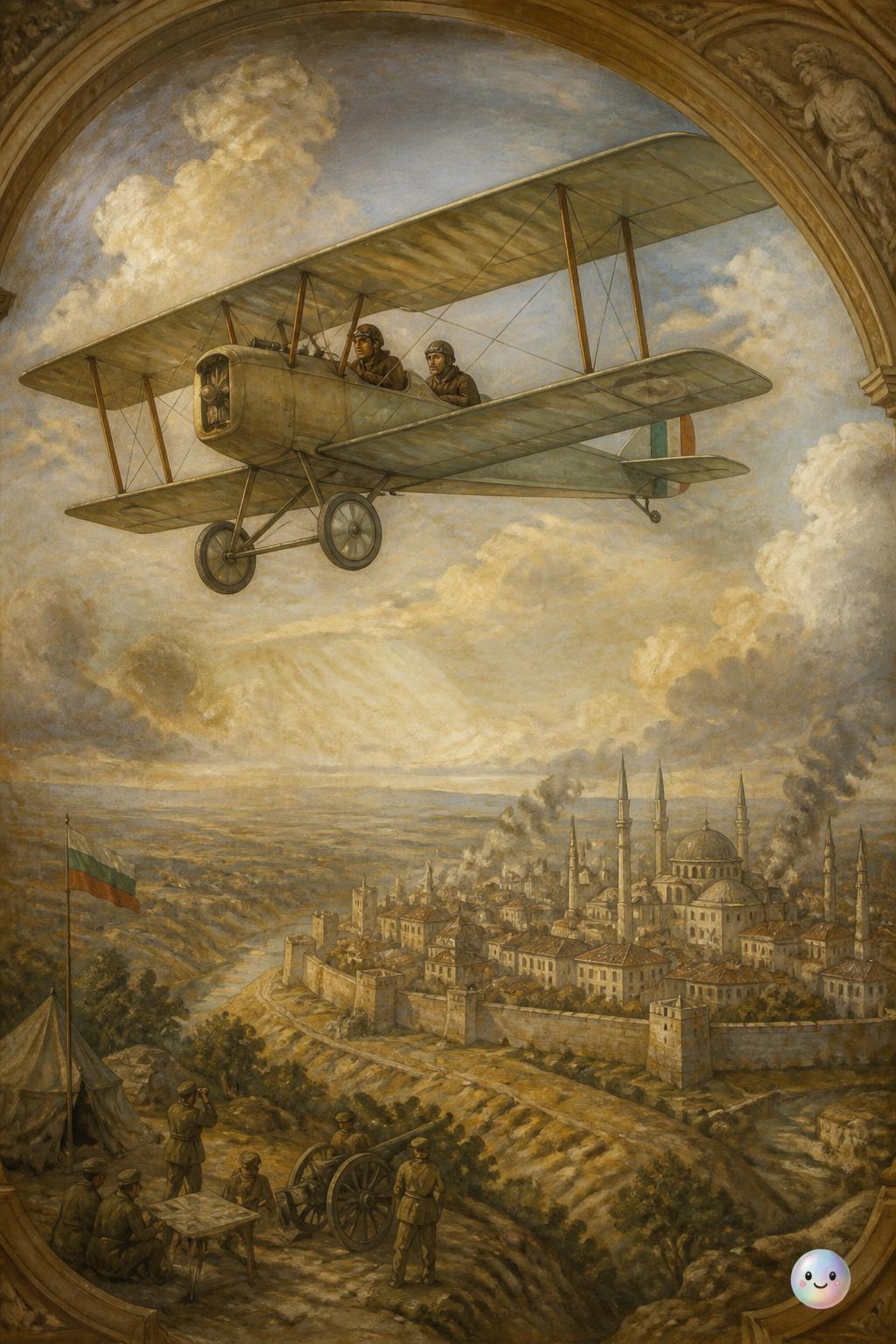 Warfare takes to the skies