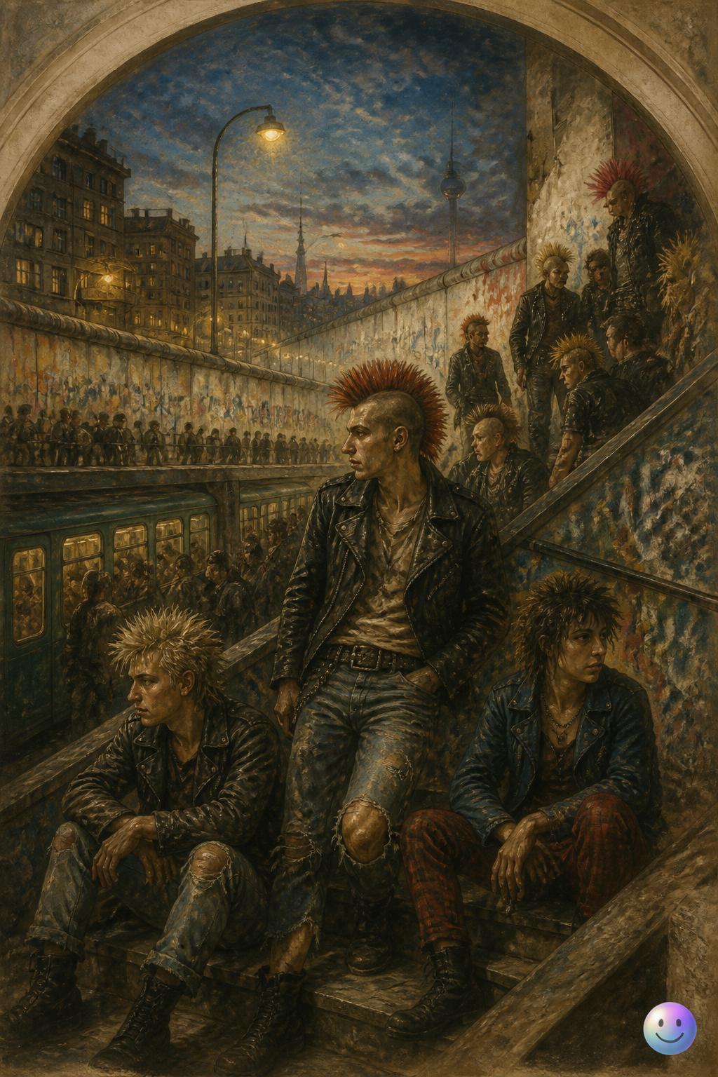 Berlin's punk energy on the edge of the wall