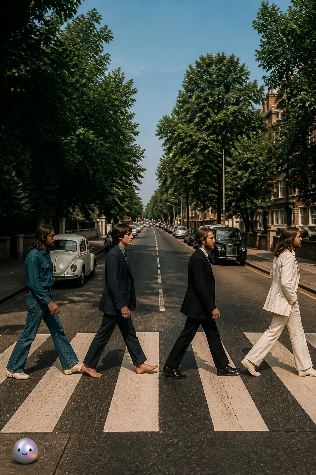 The Abbey Road zebra crossing