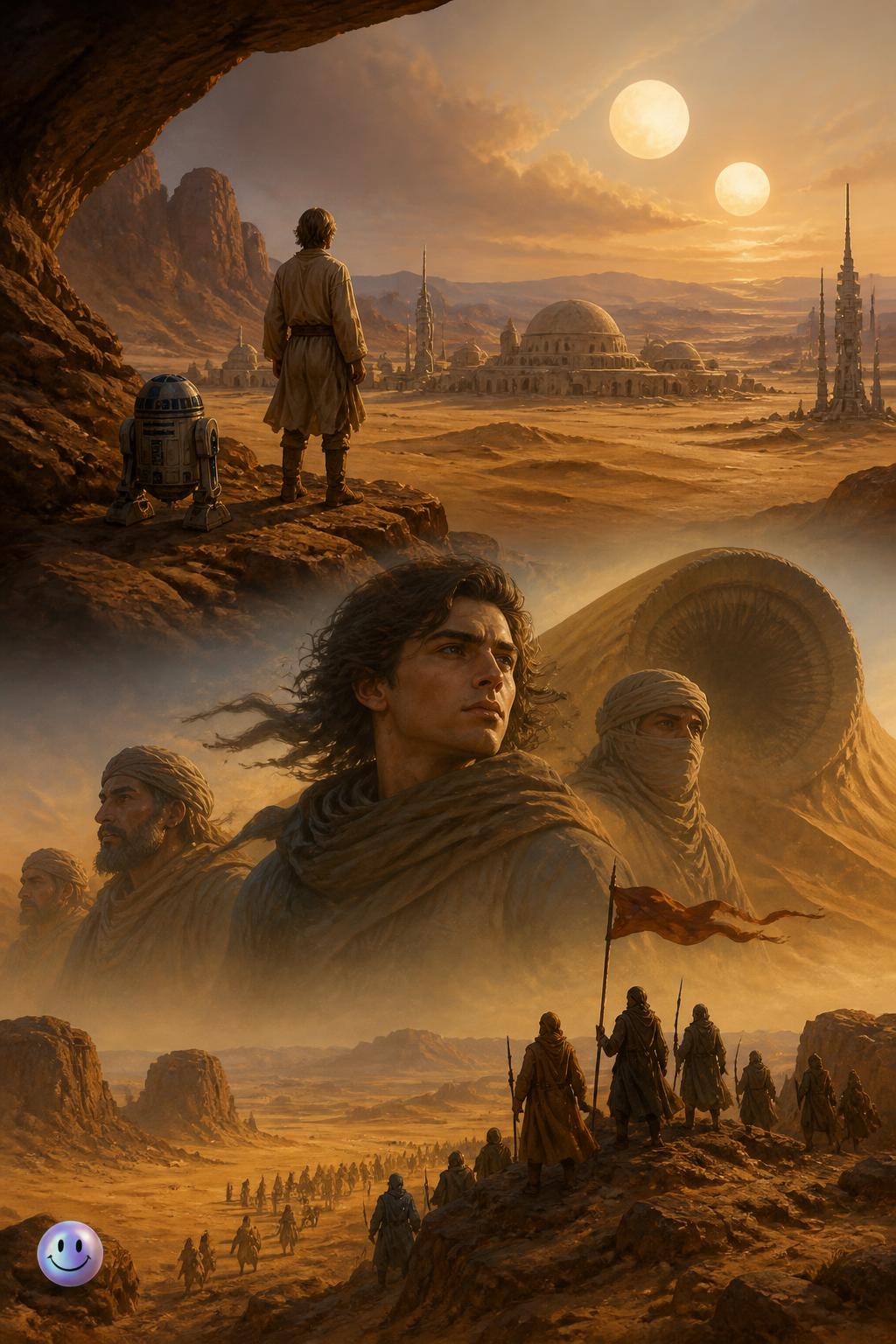 The sands of Tatooine and Dune