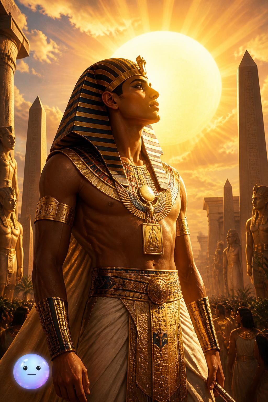 The erased sun king
