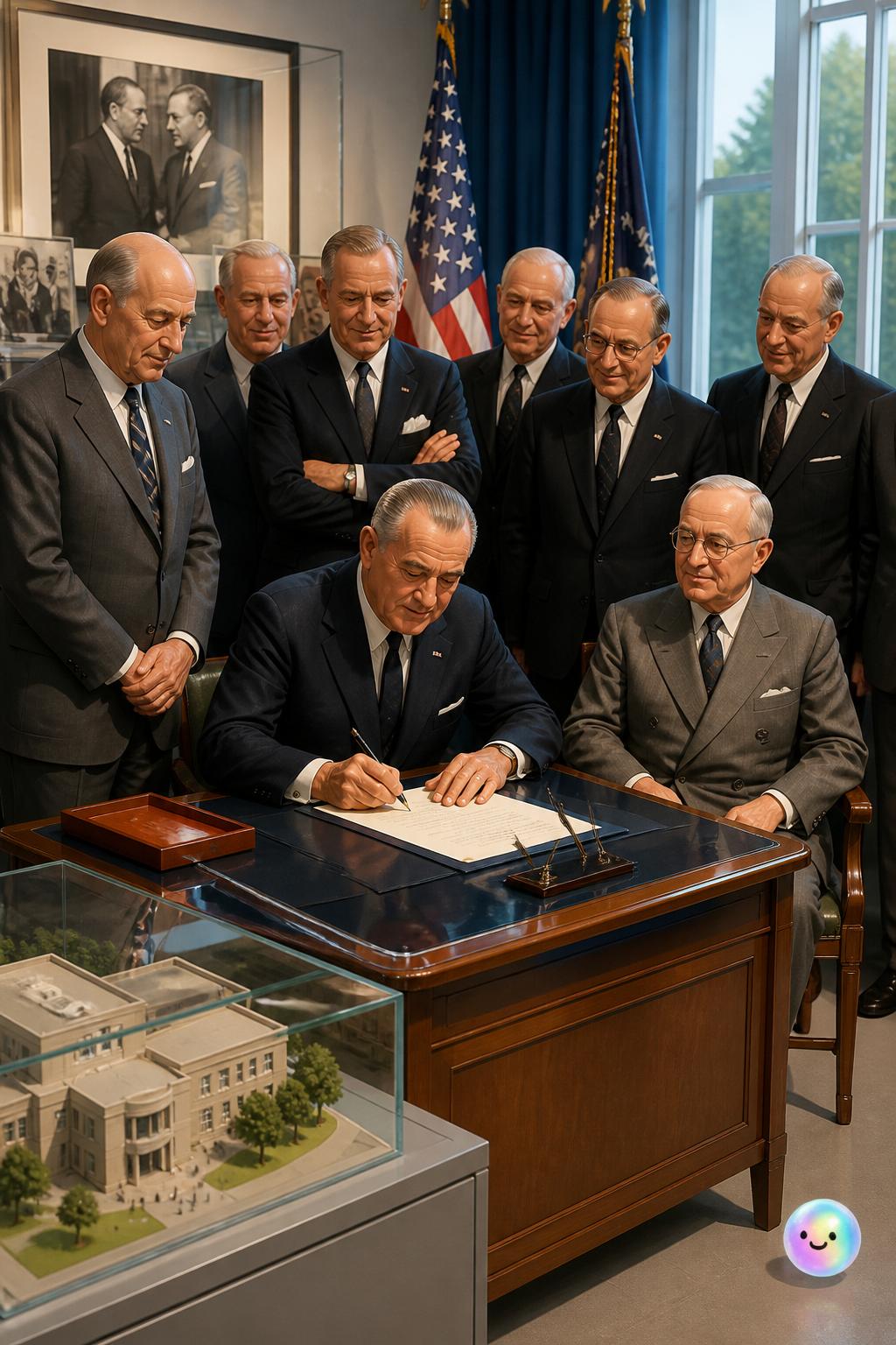 The historic signing in Independence Missouri