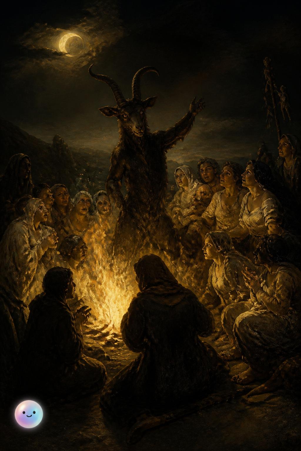 The ASMR of a crackling witch bonfire