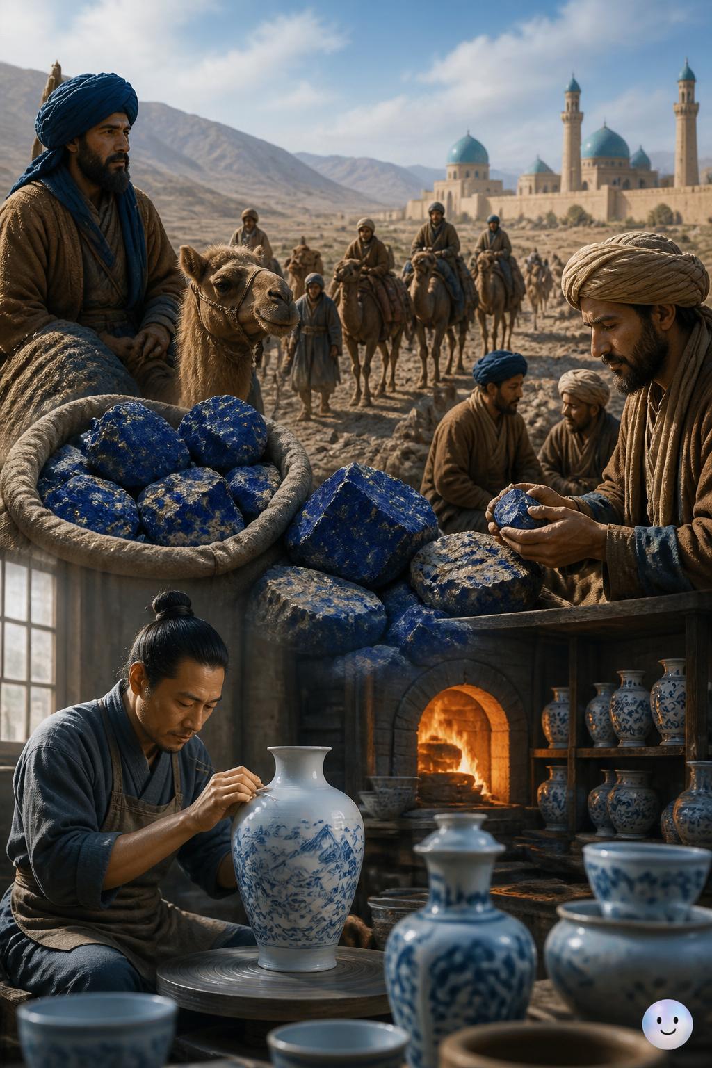 The blue that traveled the world