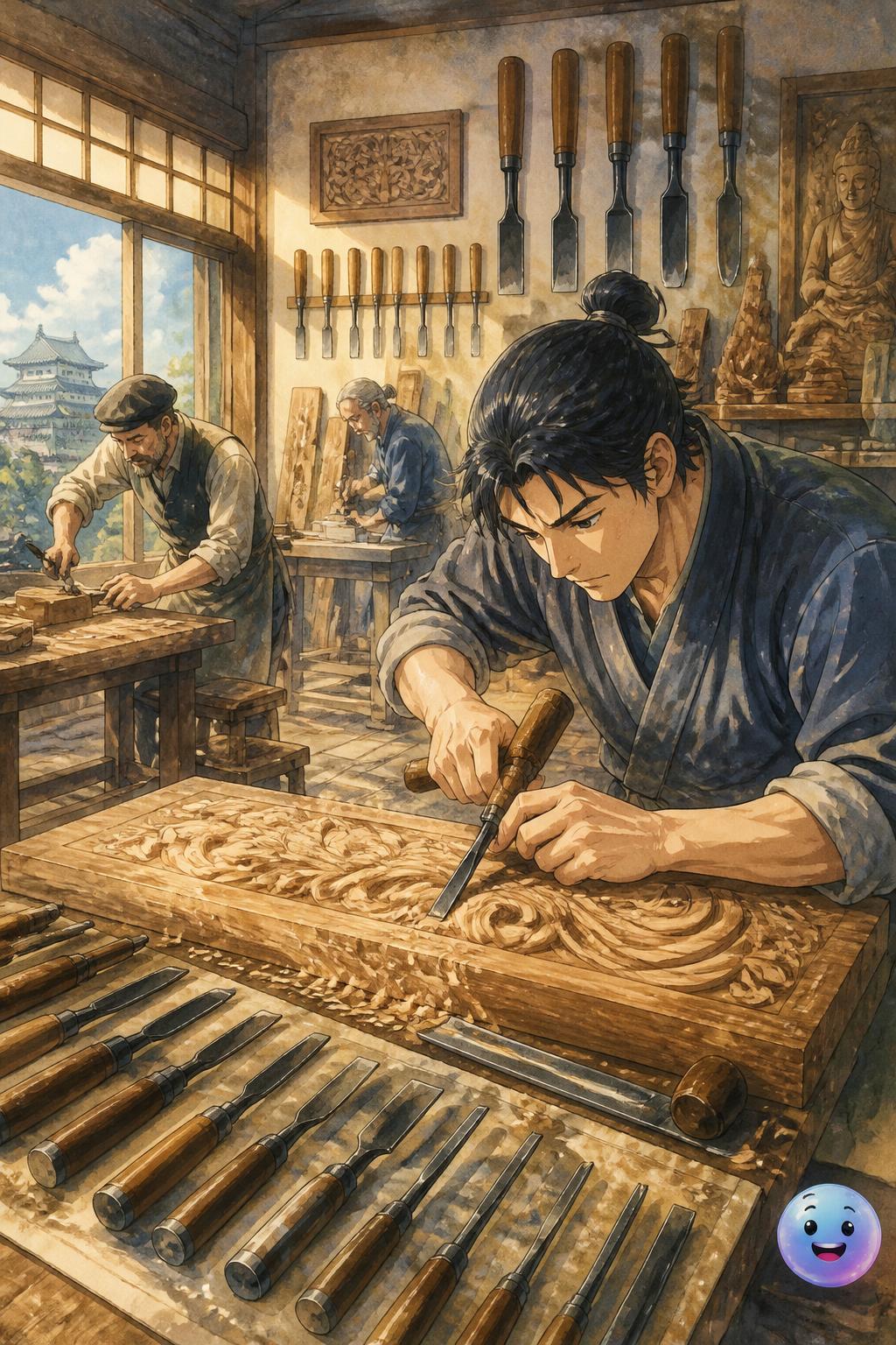 世界のノミ（鑿）が切り拓く彫刻の歴史