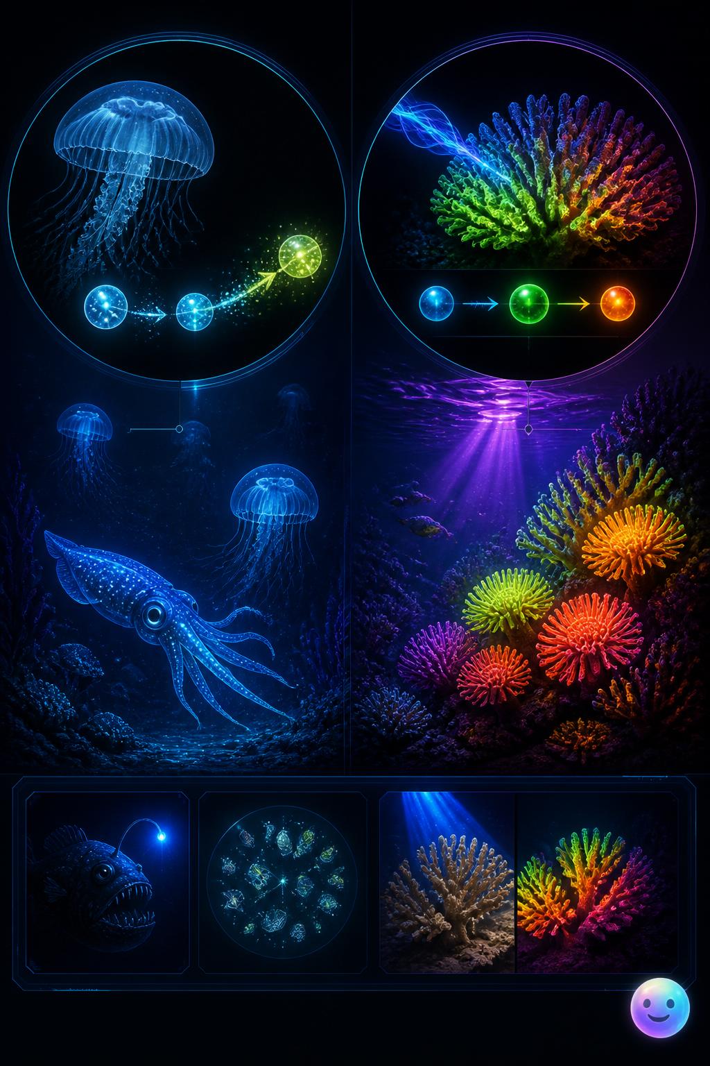 The difference between glow and reflection