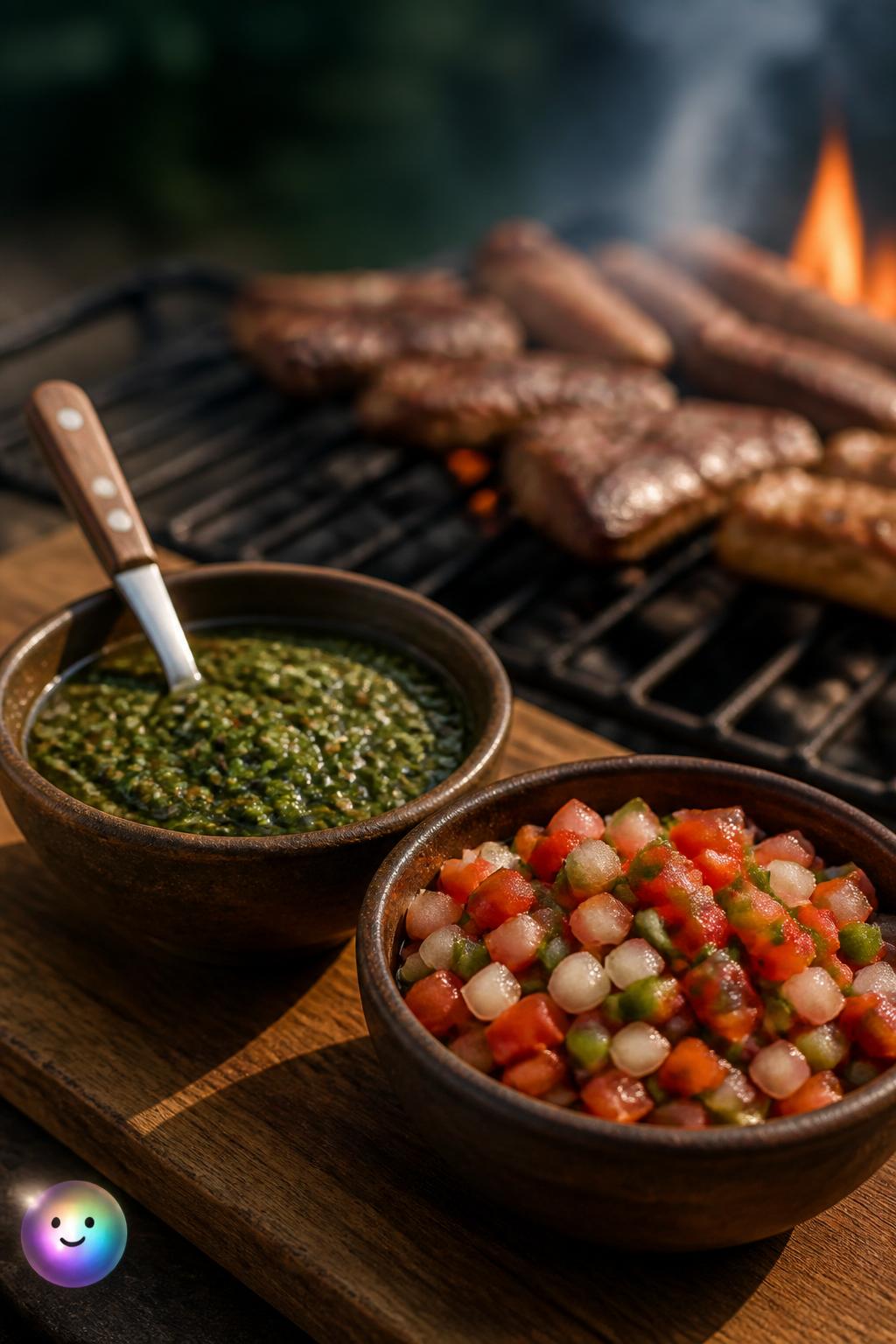 Chimichurri y salsa criolla