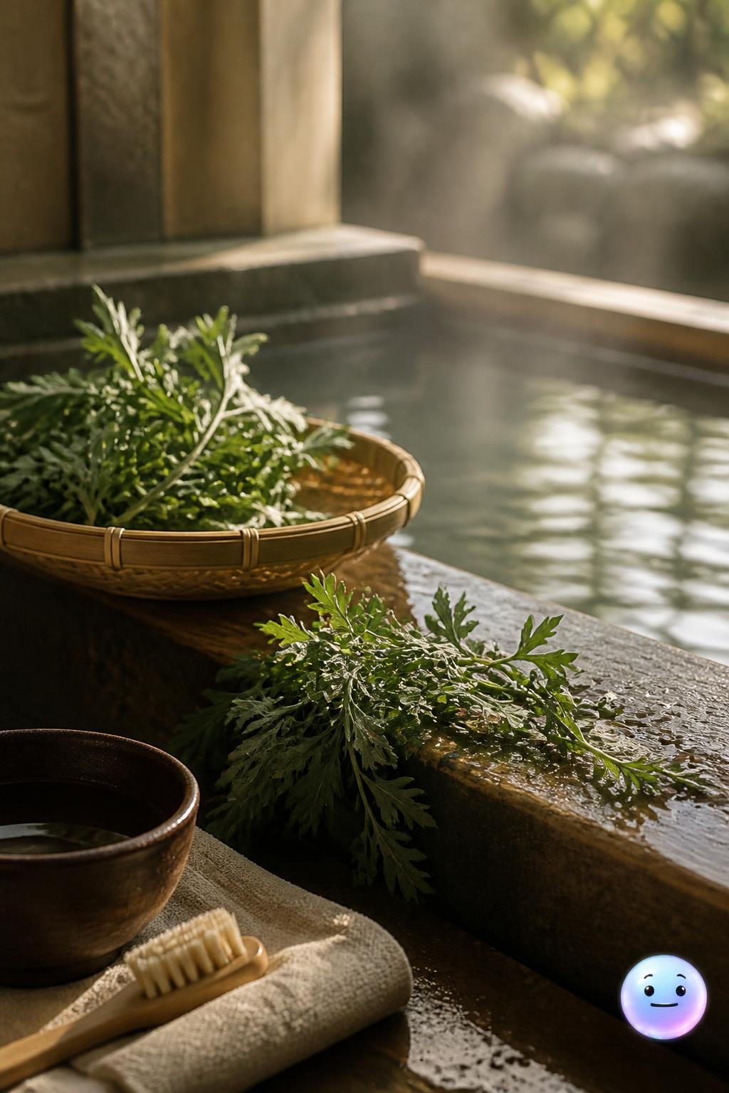Mugwort's calming green notes