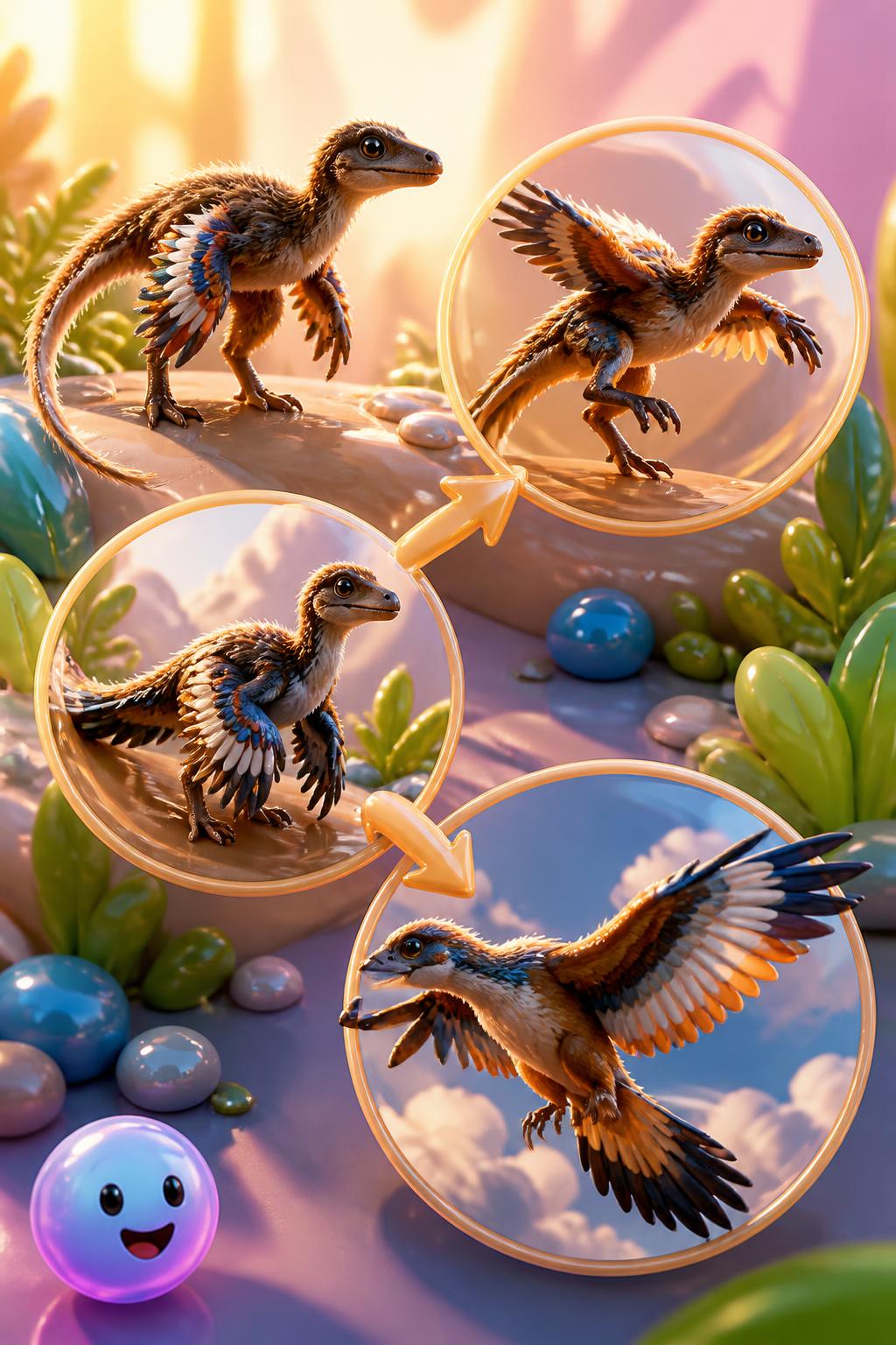 Why feathers evolved before birds flew
