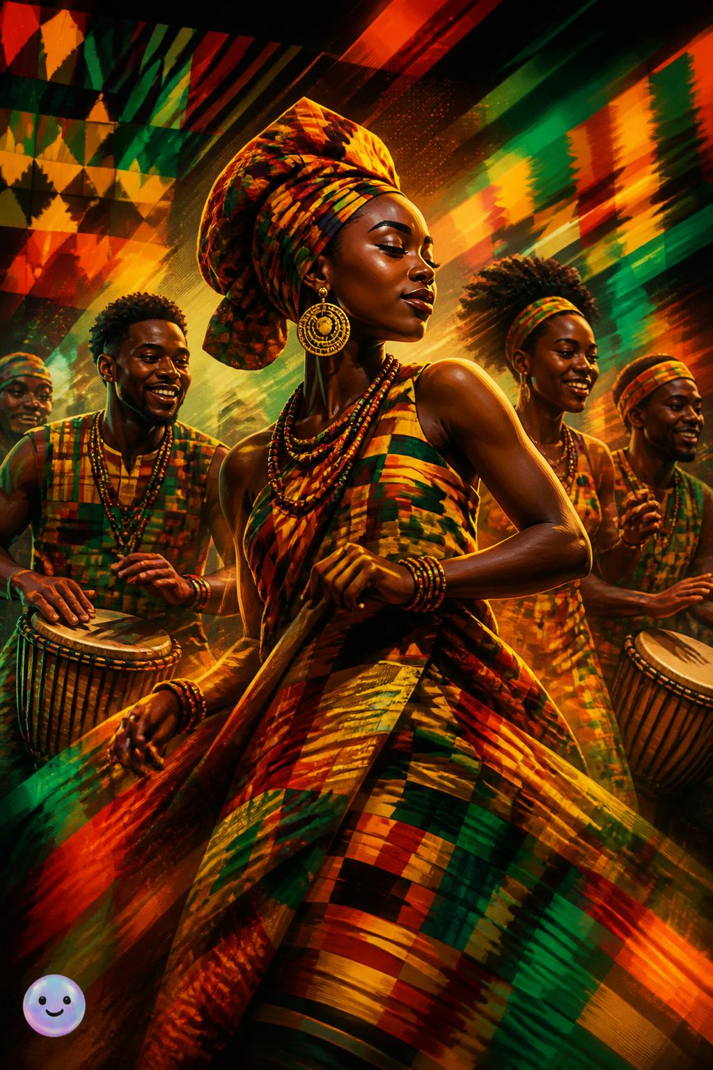 The royal language of Kente colors
