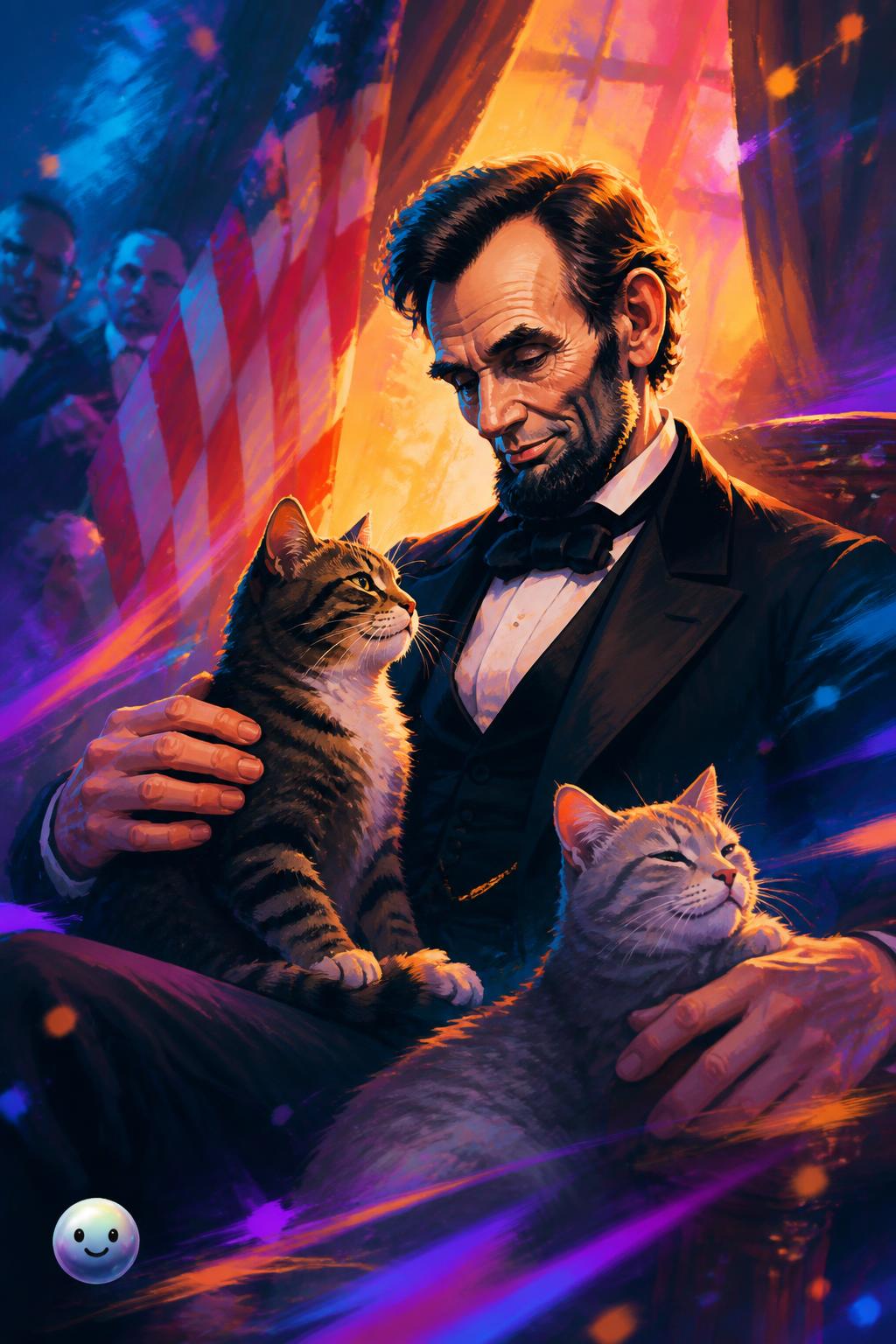 Abraham Lincoln's pampered felines