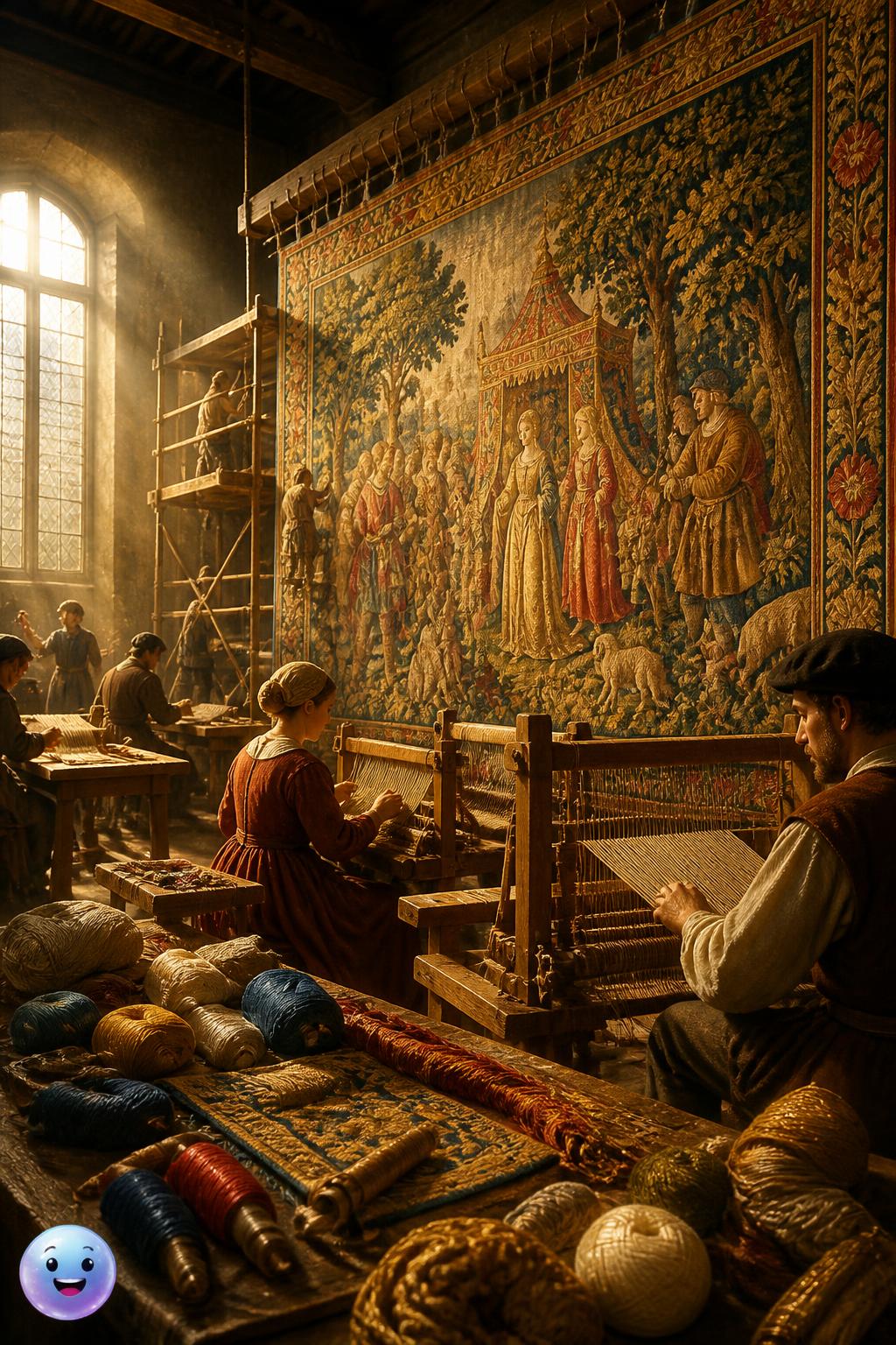 The luxury trade of giant tapestries