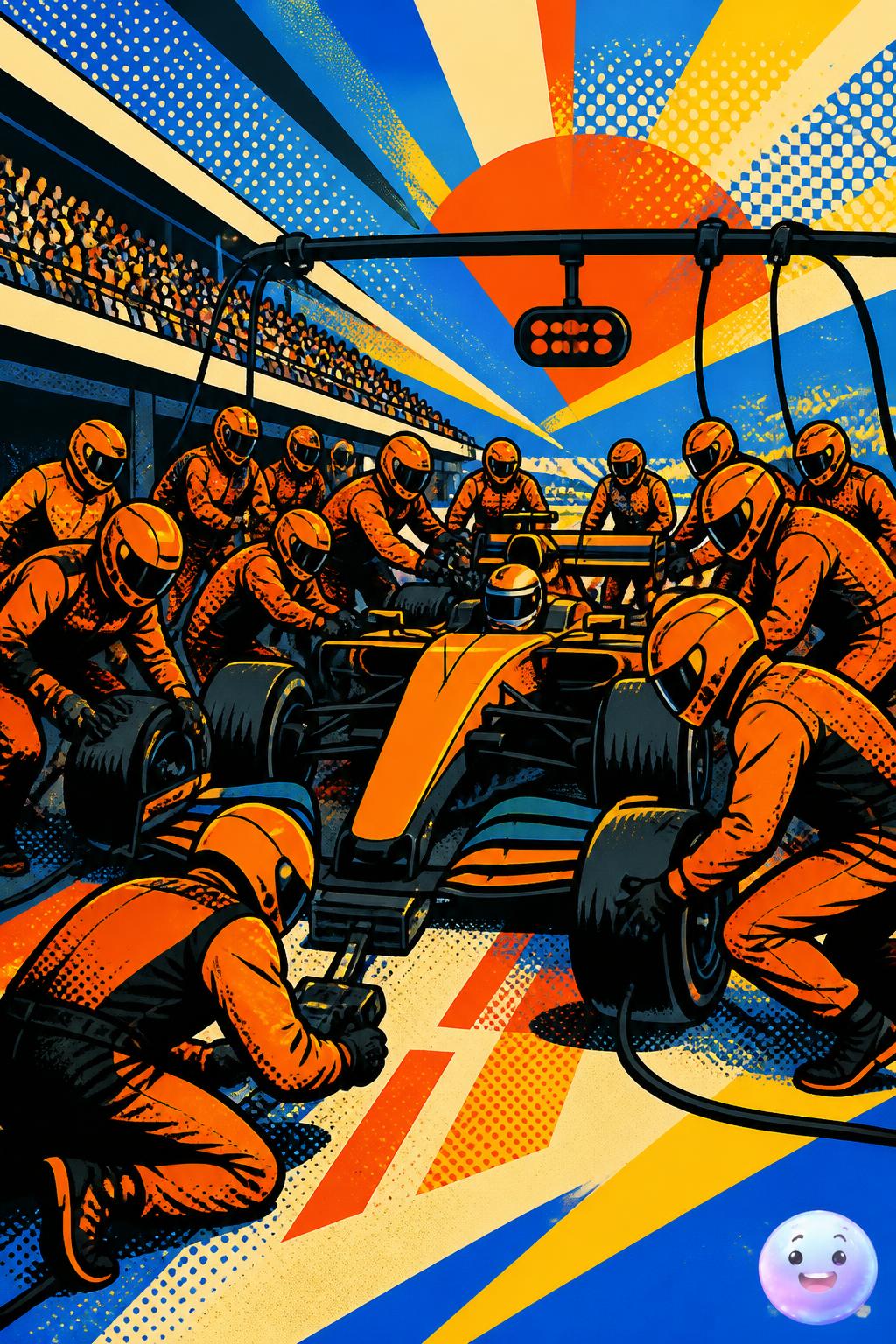 The choreography of elite pit crews
