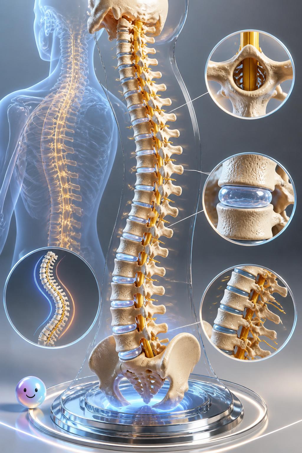 The flexible pillar of the spine