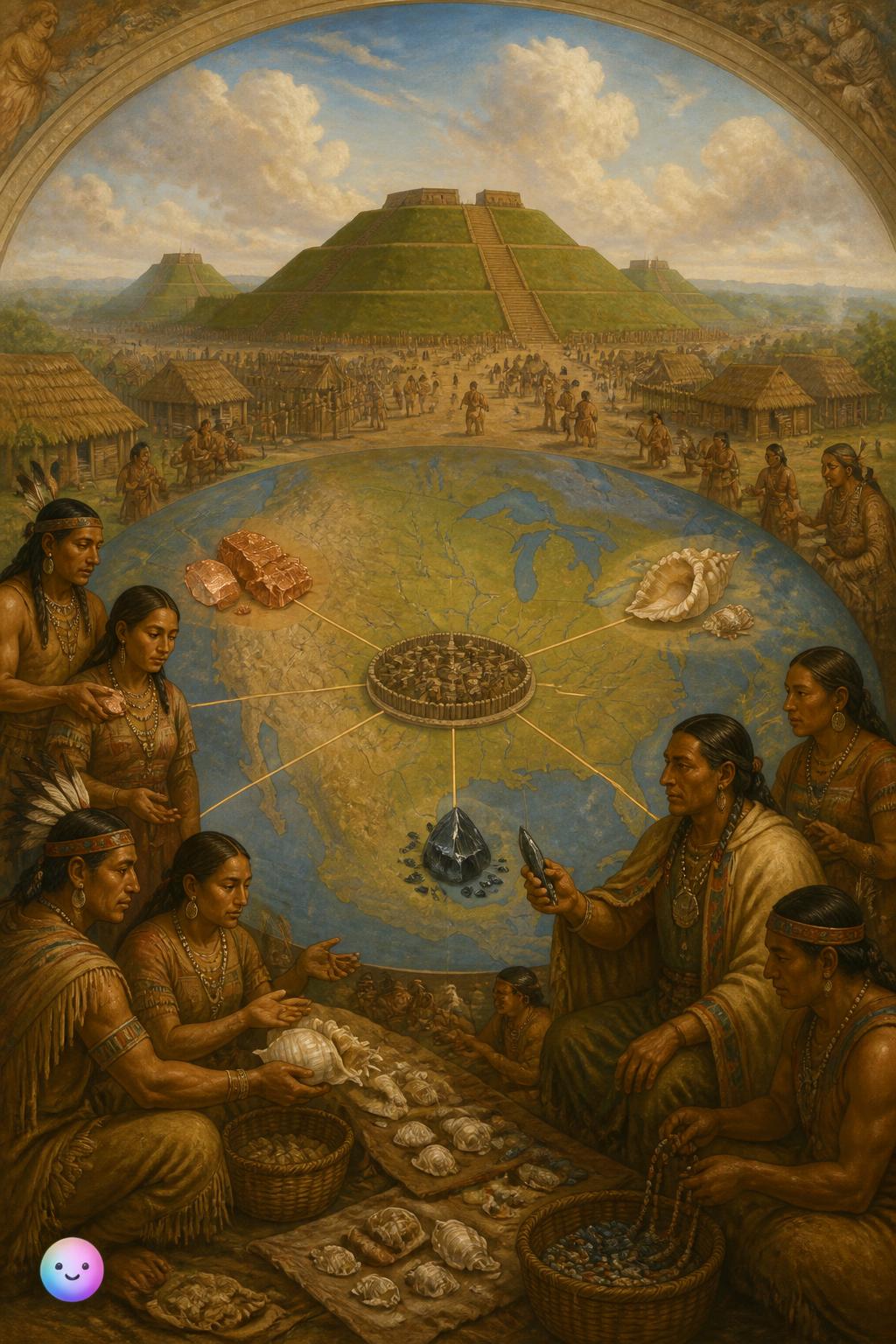 The vast Mississippian trade network