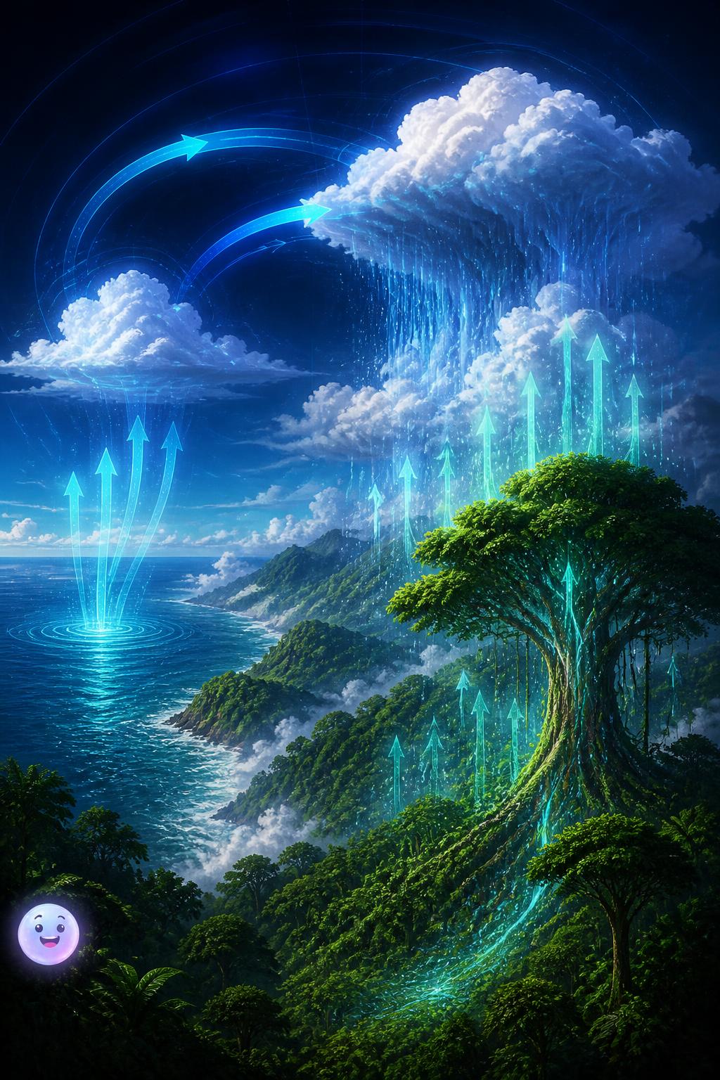 Forests that make rain