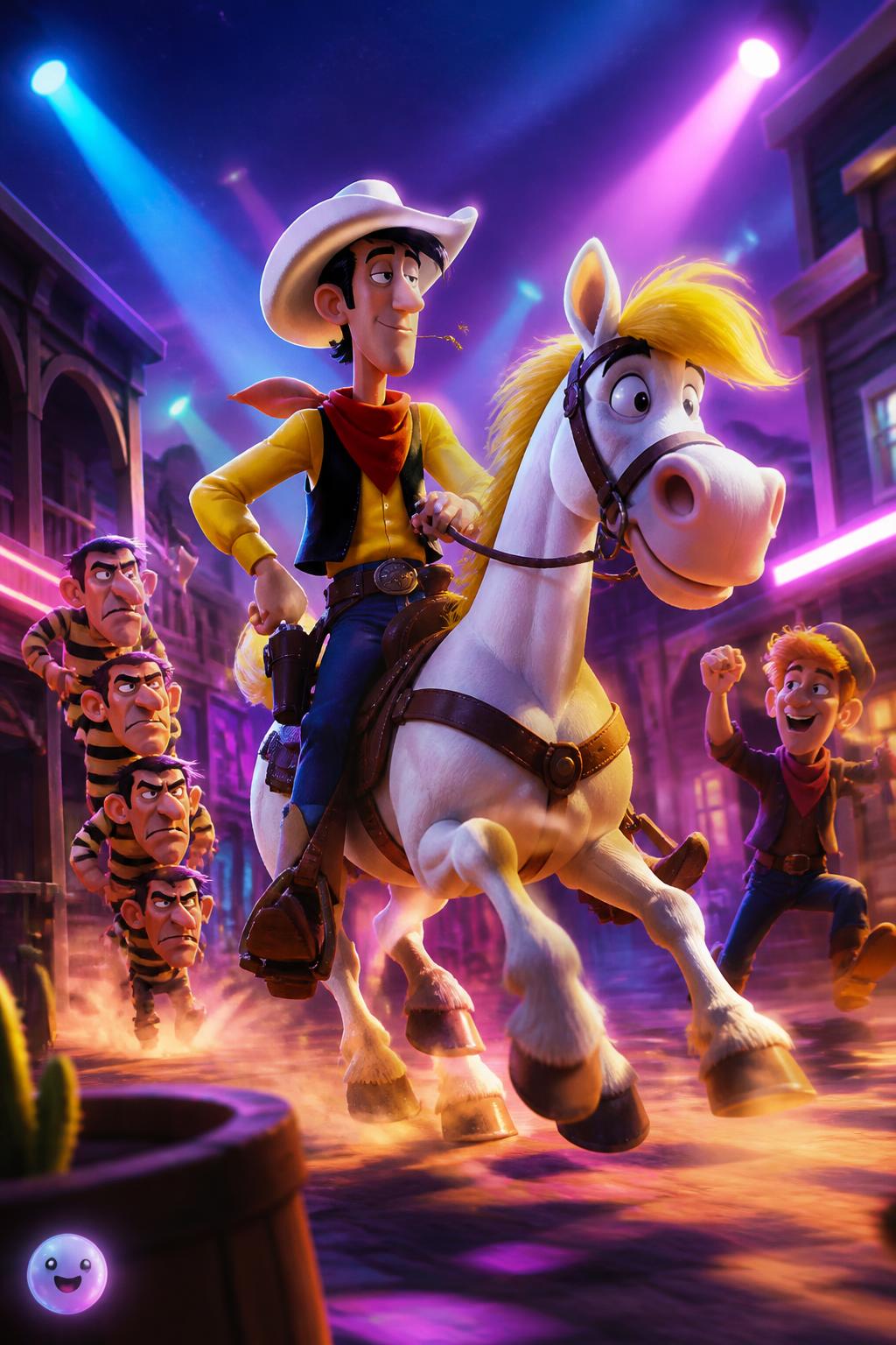 Lucky Luke et la parodie tendre du western