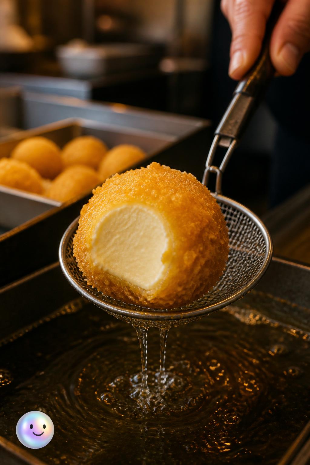 El helado frito con tempura en Japón